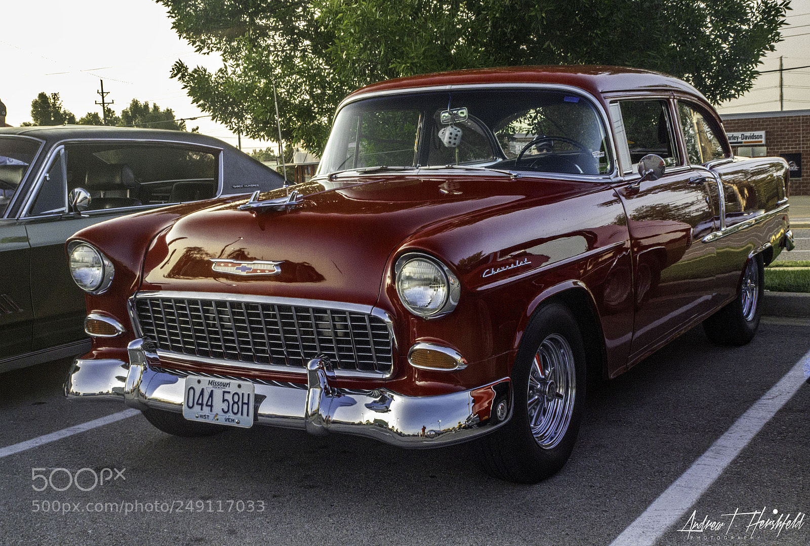 Canon EOS 600D (Rebel EOS T3i / EOS Kiss X5) sample photo. 1955 chevy 210 post photography