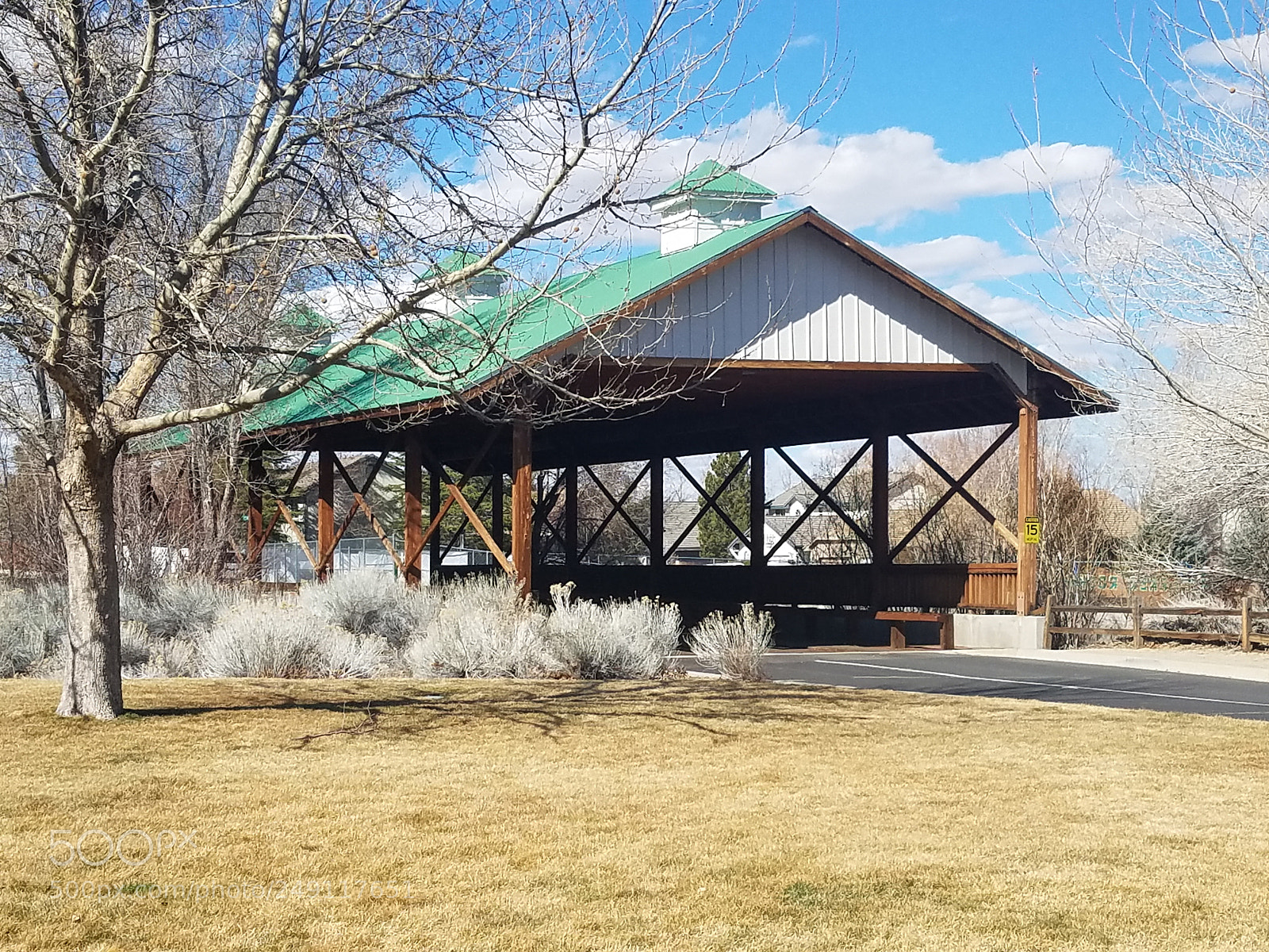 Samsung Galaxy S7 sample photo. Covered bridge from a photography