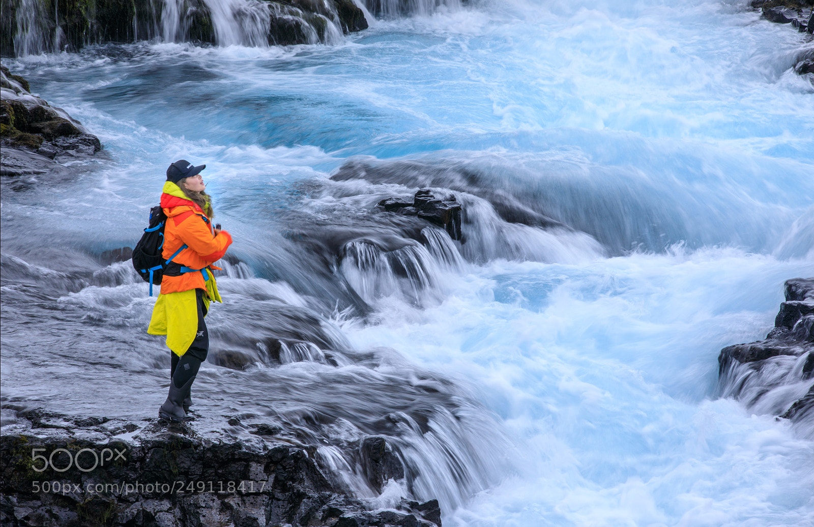 Canon EOS 5D Mark IV sample photo. Bruarfoss waterfall iceland photography