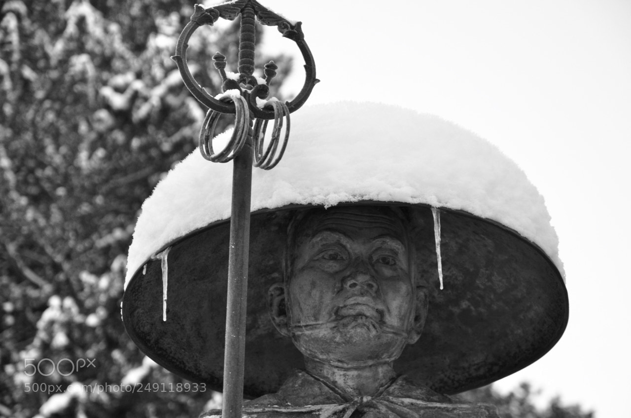 Nikon D7000 sample photo. Okonoin cemetery in winter photography