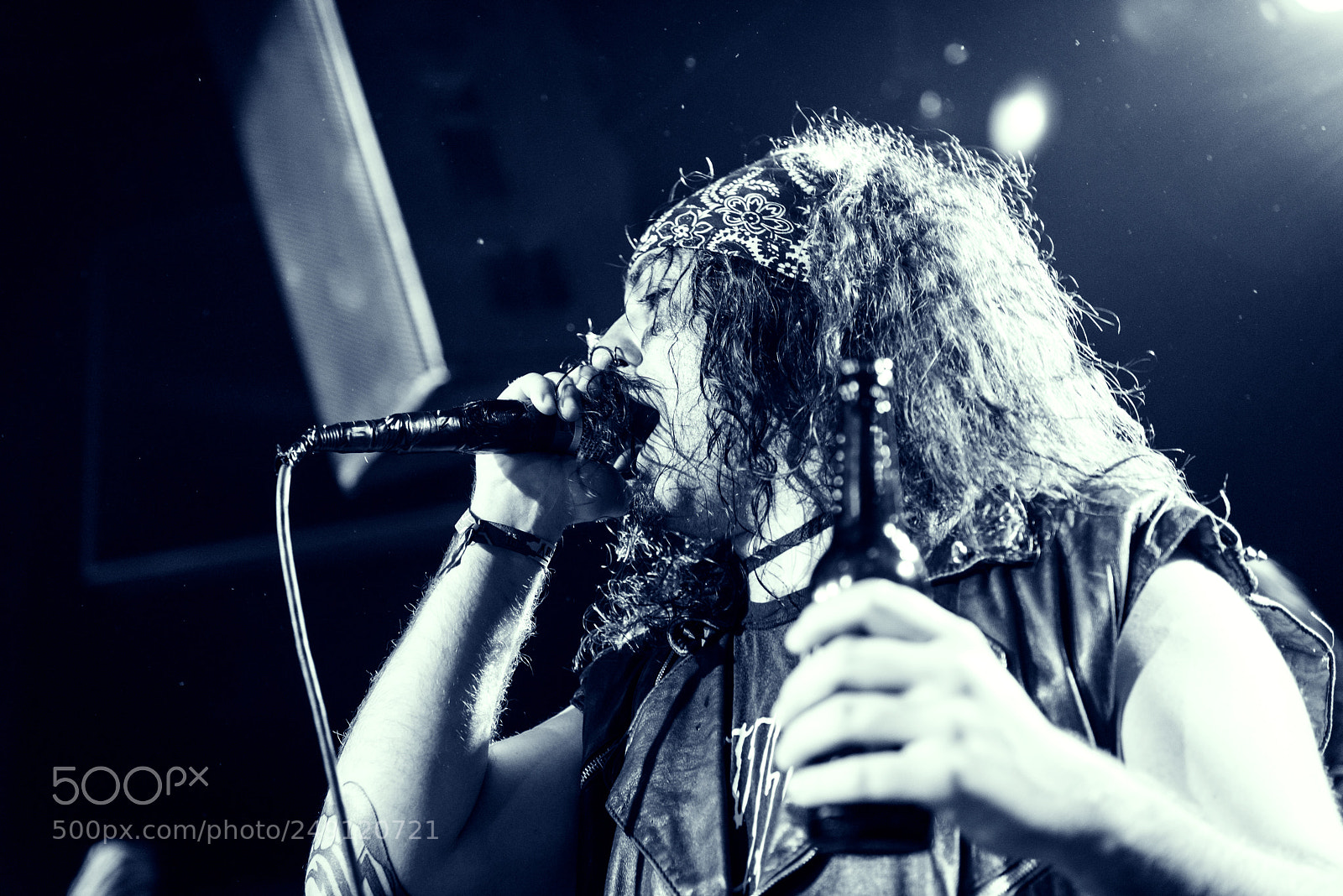 Nikon D810 sample photo. Rock singer photography