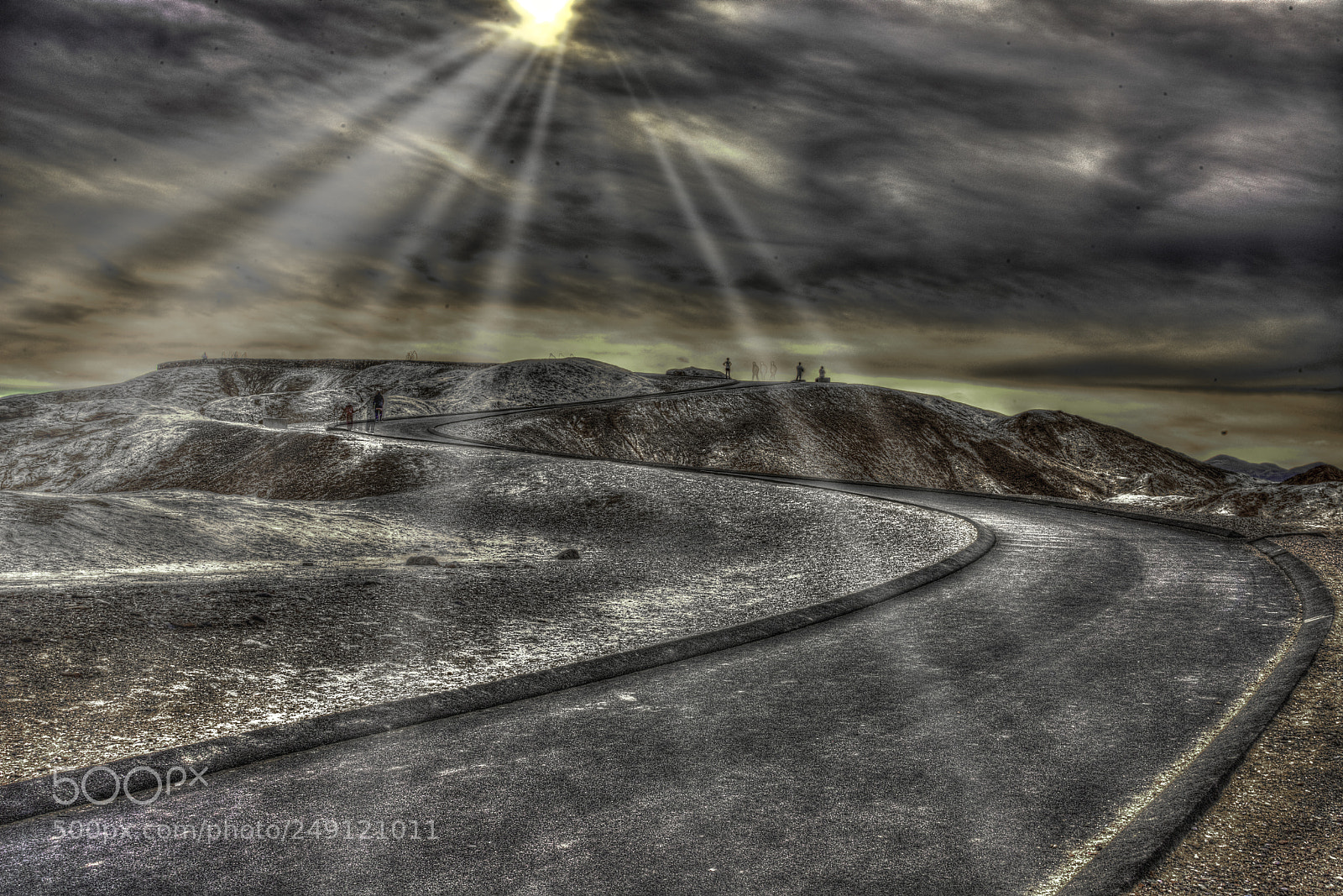Nikon D800 sample photo. Death valley sun rays photography
