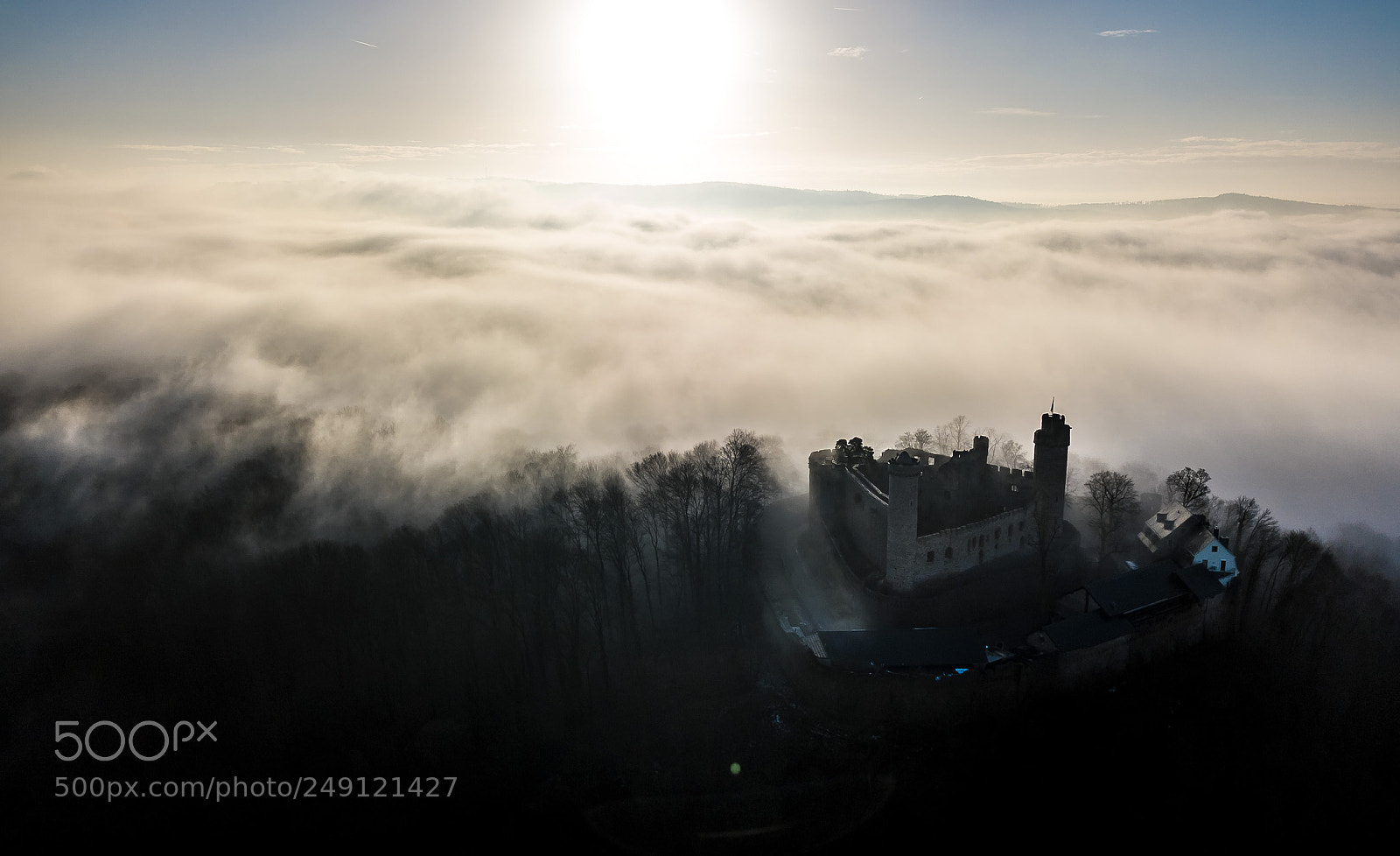 DJI FC220 sample photo. Encrouching fog photography