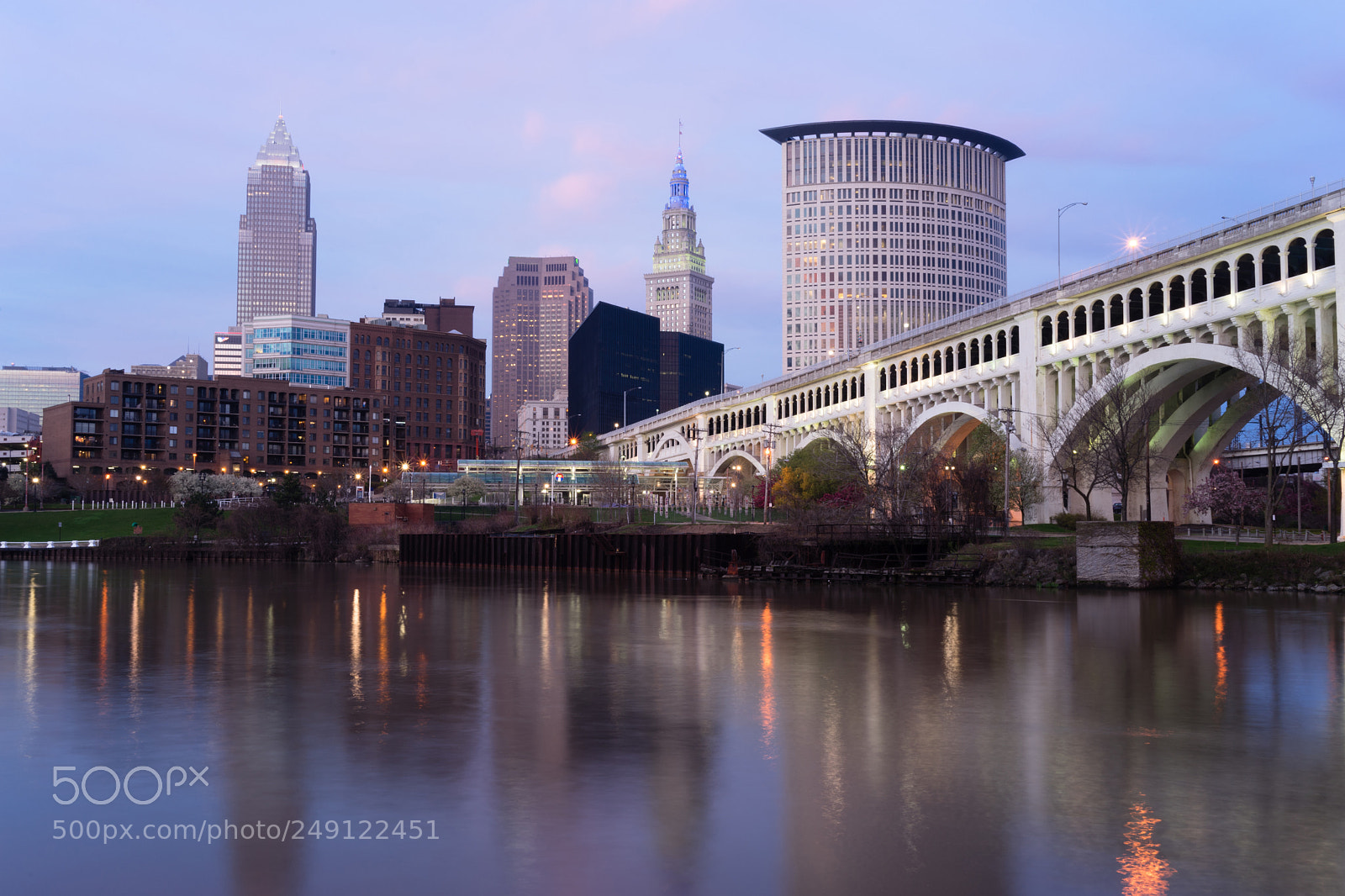 Sony a7 sample photo. Cleveland ohio downtown city photography