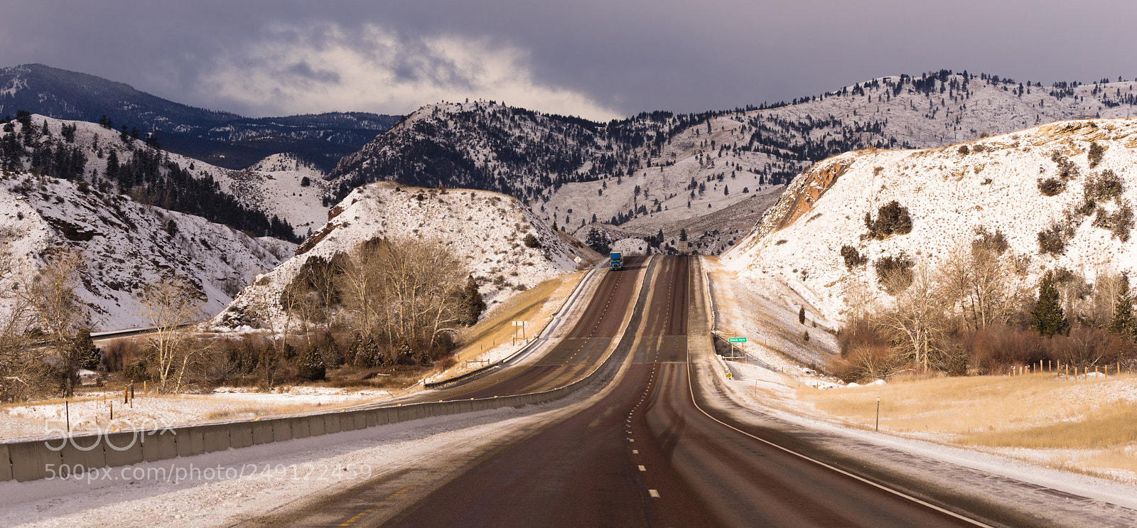Sony a7 sample photo. Highway approaches south fork photography