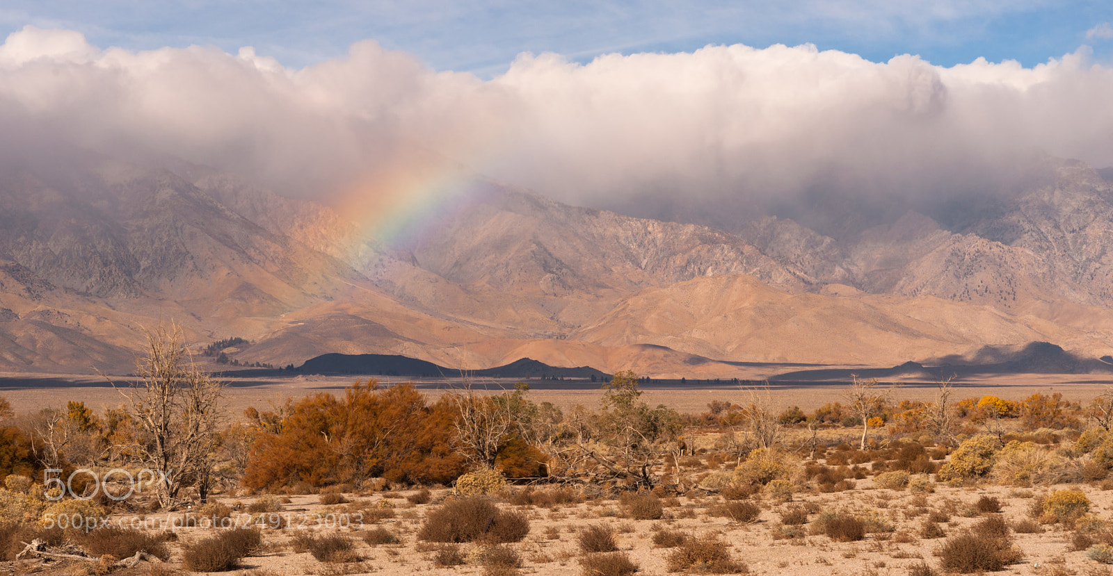 Sony Alpha DSLR-A900 sample photo. Storm clouds rainbow owens photography