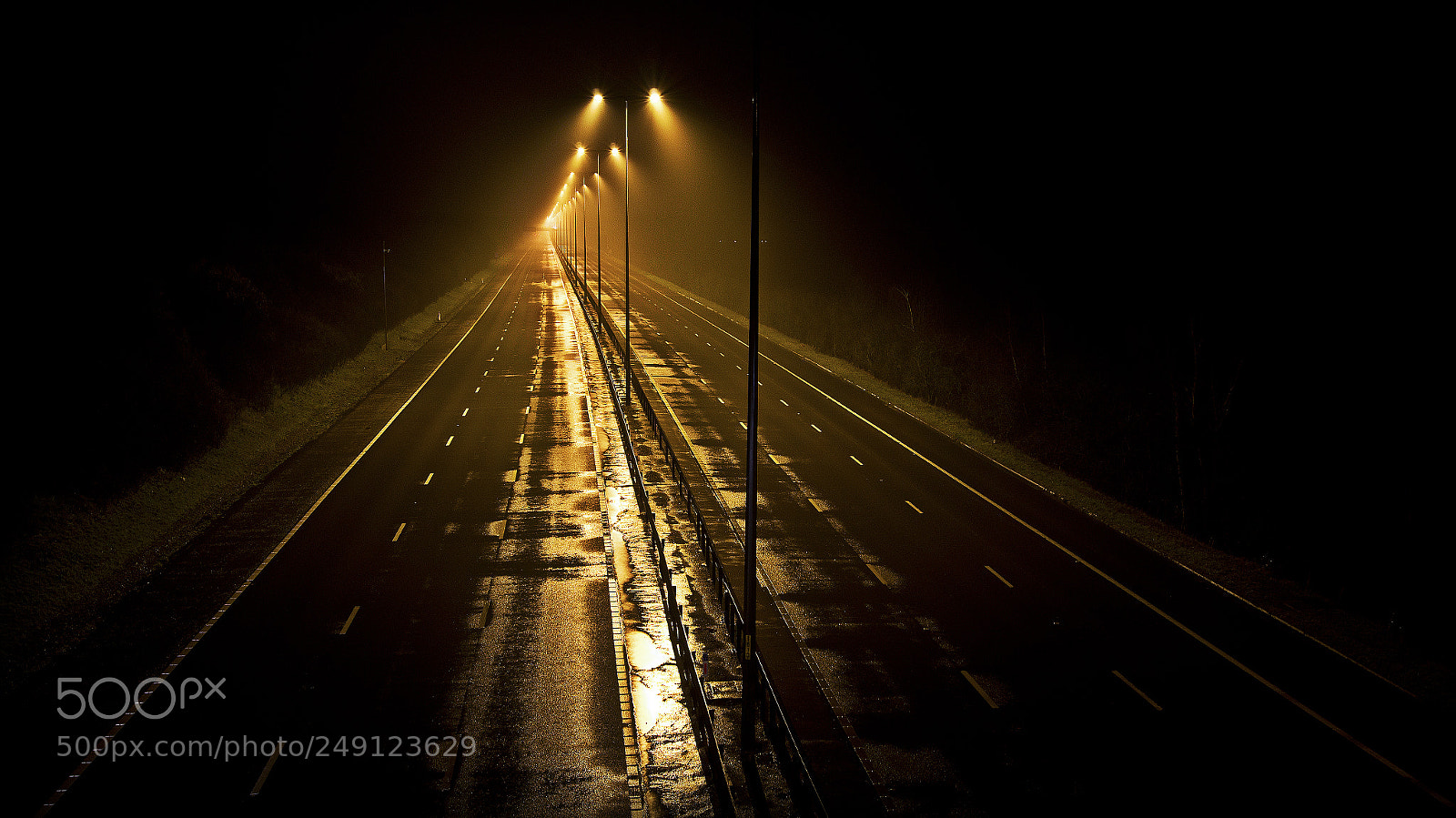Sony SLT-A55 (SLT-A55V) sample photo. Long and lonely road photography