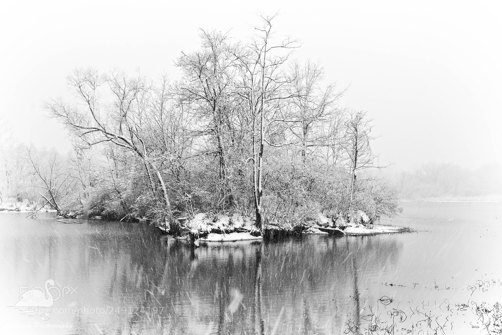 Nikon D5200 sample photo. Island in a snowstorm photography