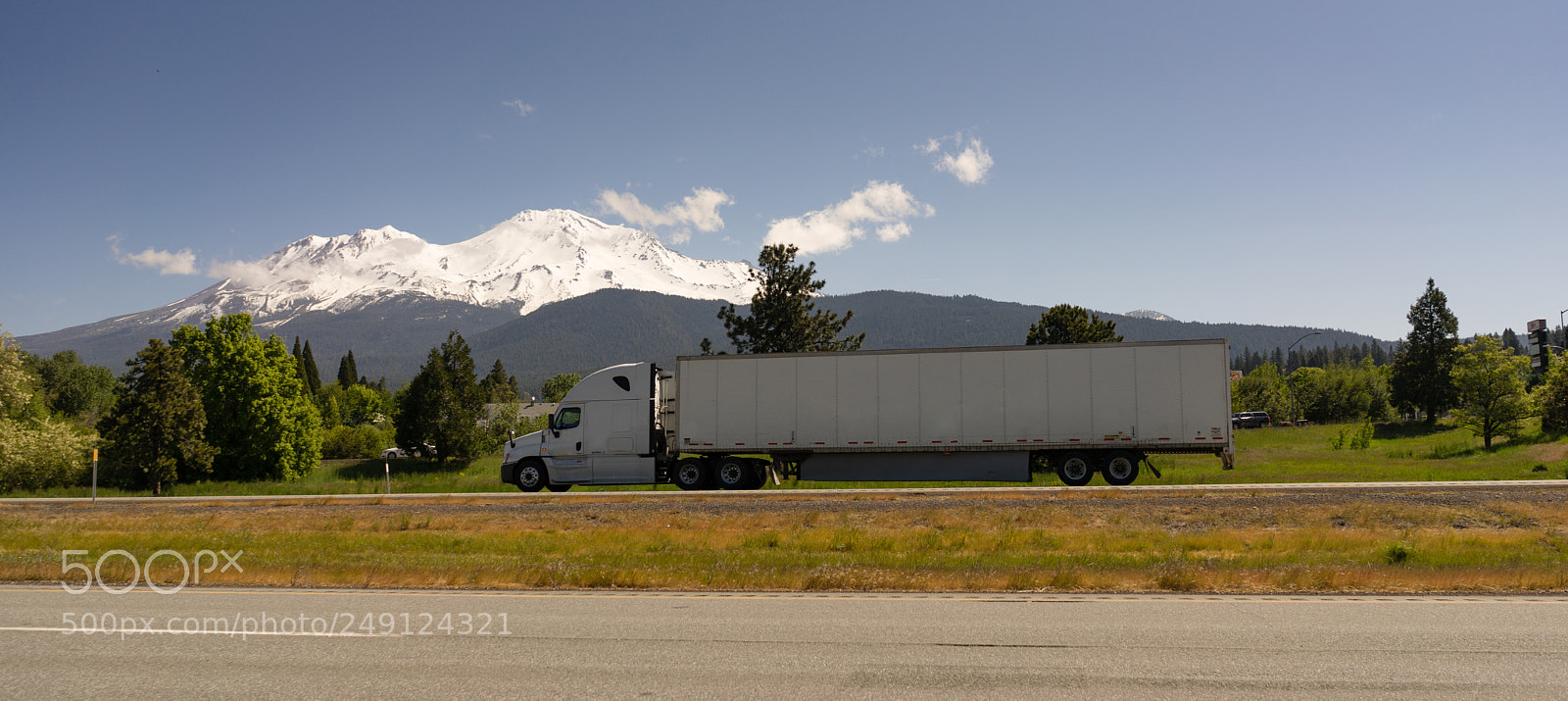Sony a7 sample photo. Long haul trucker big photography