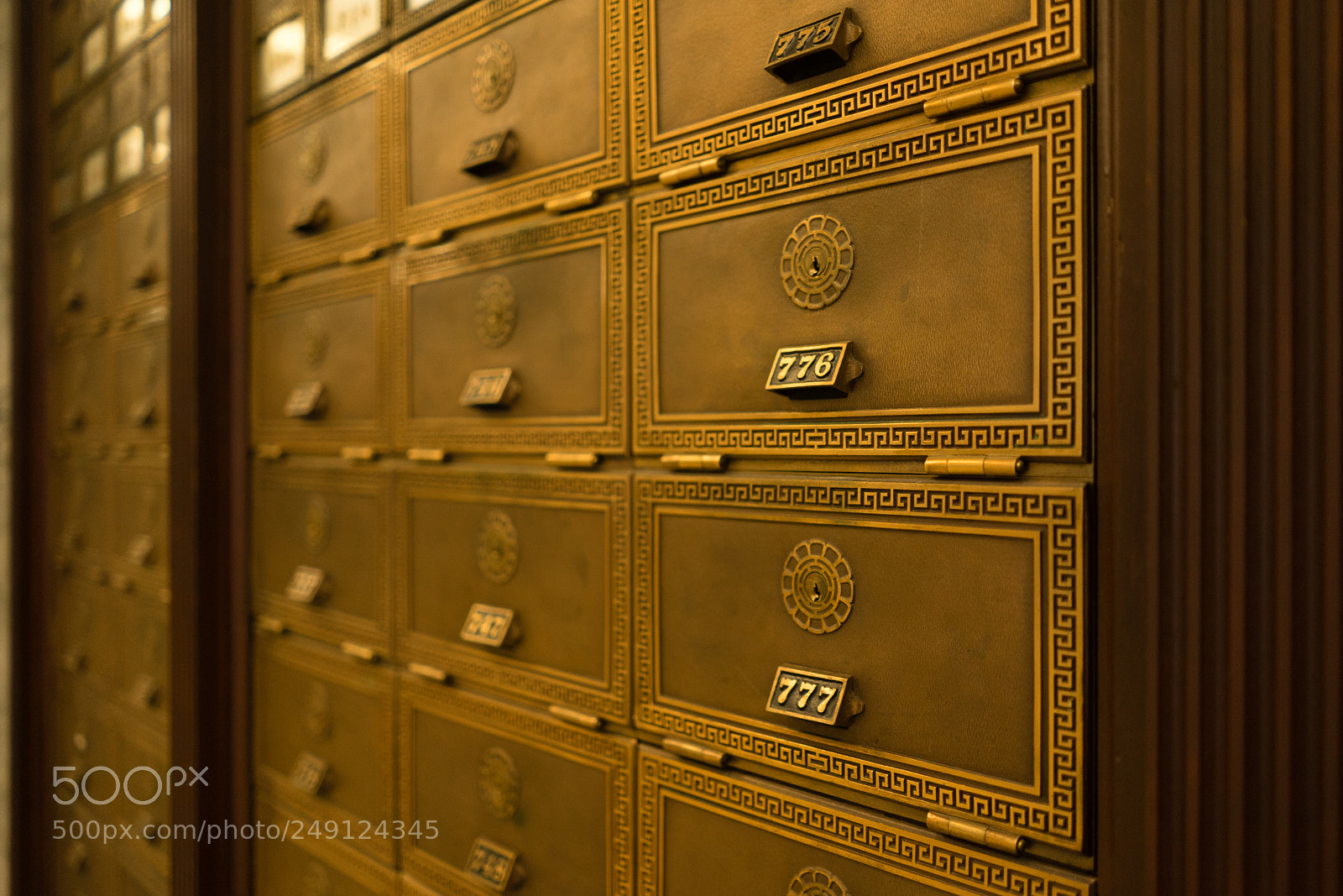 Sony a7 sample photo. Post office box keyed photography