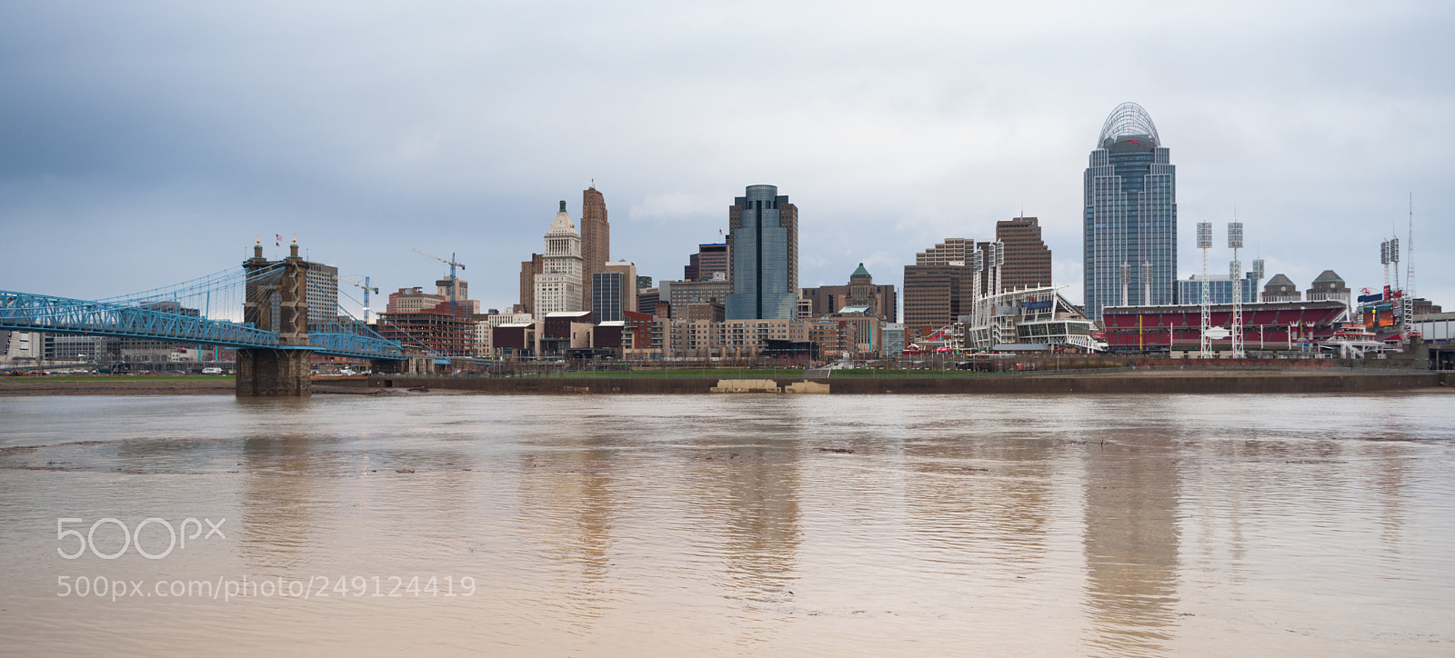 Sony Alpha DSLR-A900 sample photo. Muddy ohio river flows photography