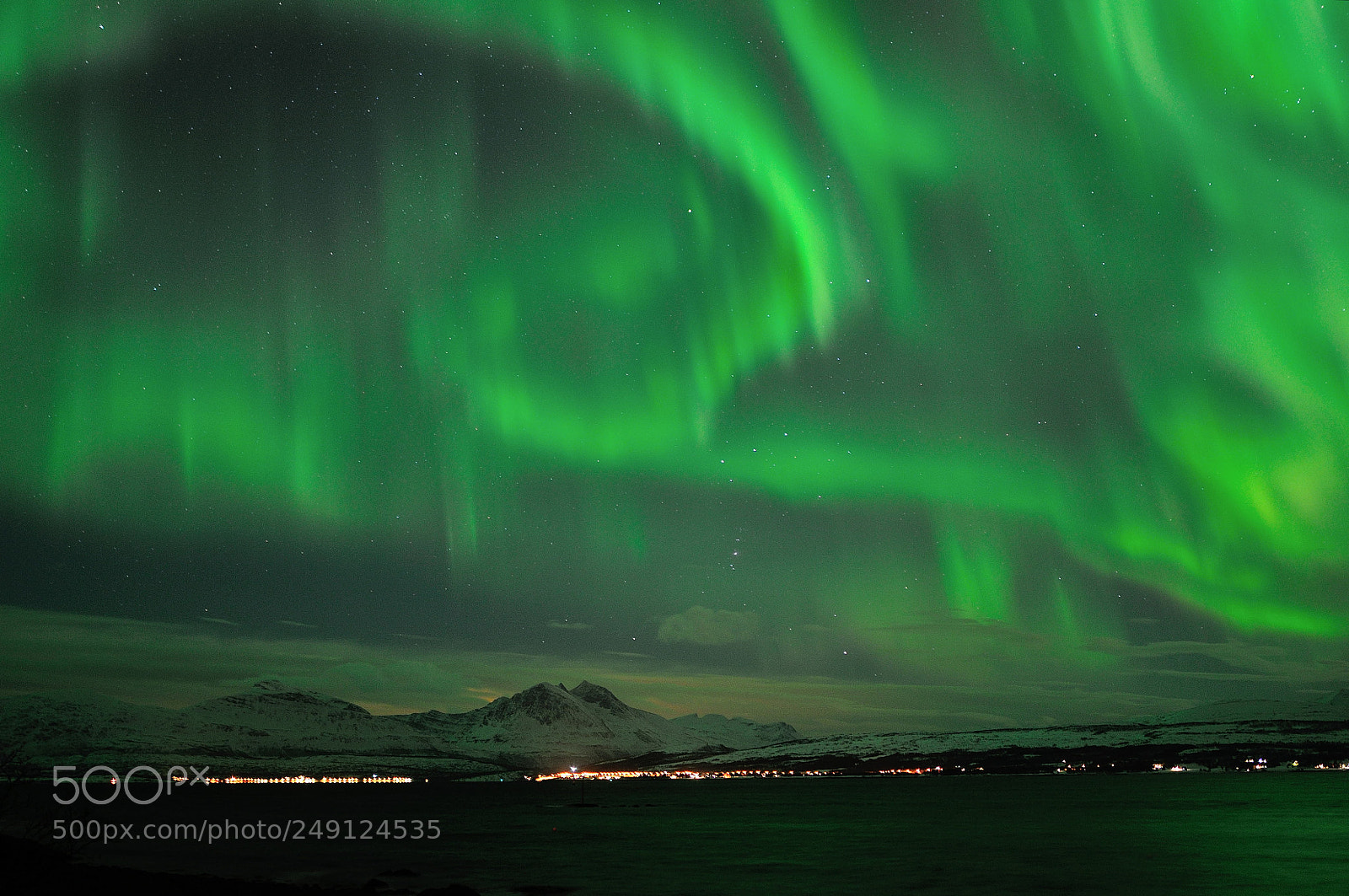 Nikon D300 sample photo. The lights of tromsø photography