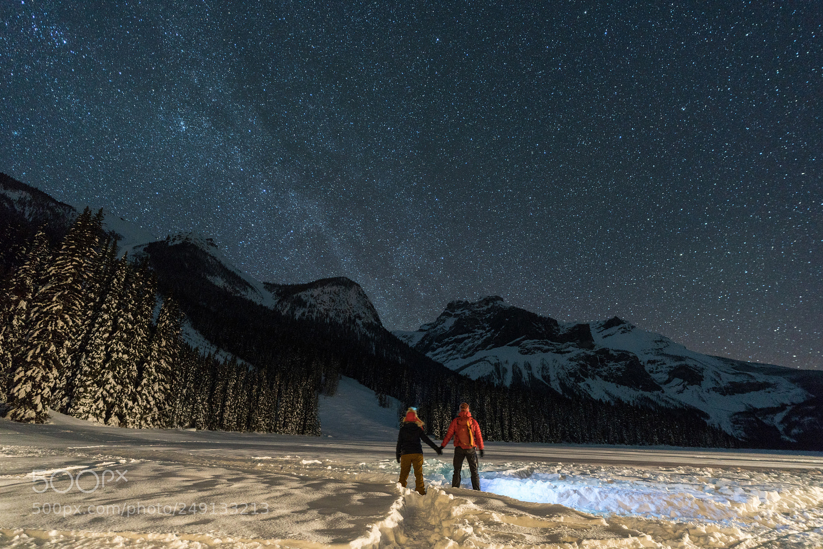 Sony a7R III sample photo. Winter night at emerald photography