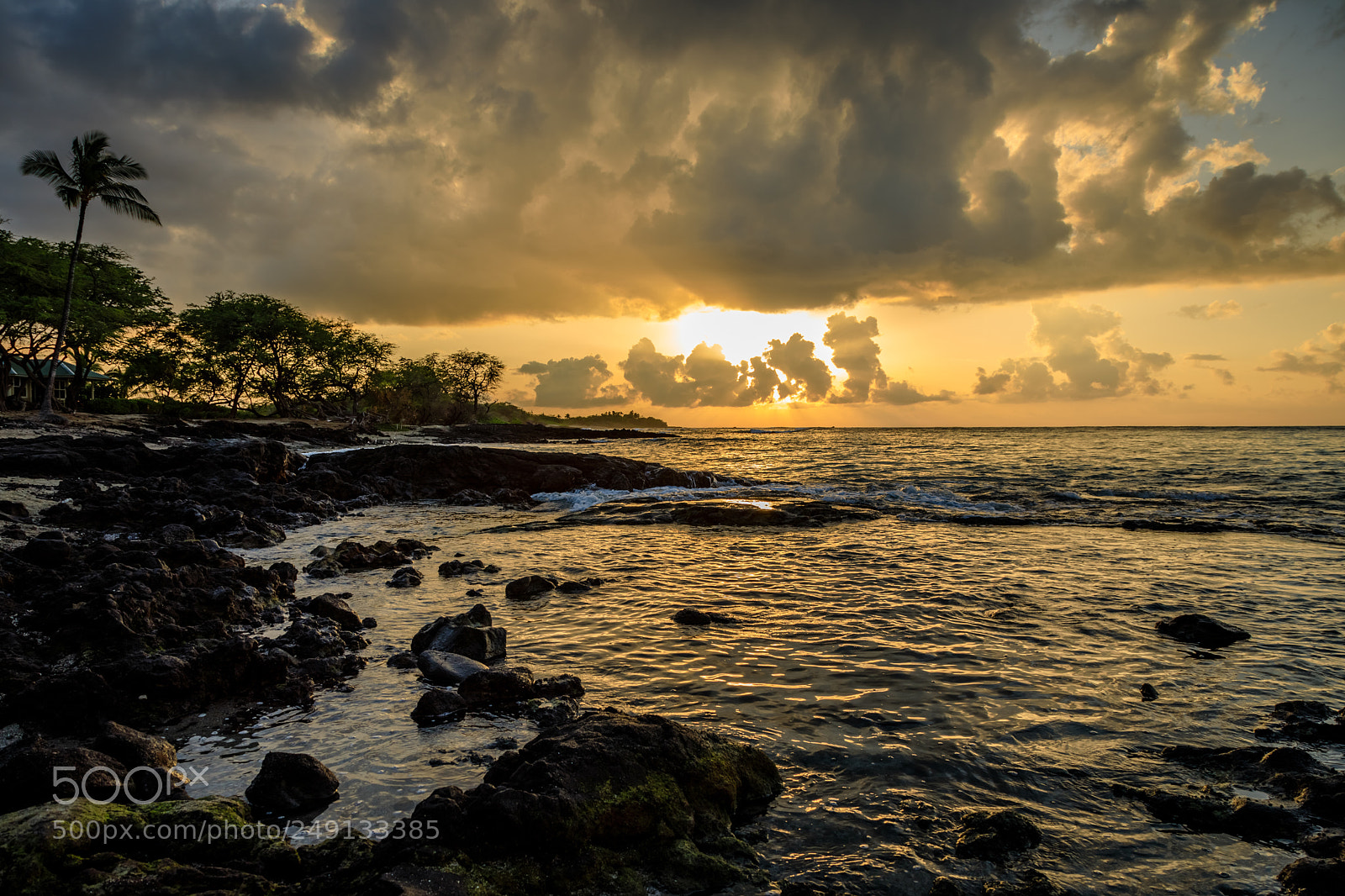 Canon EOS 5D Mark IV sample photo. Golden hawaii sunset photography