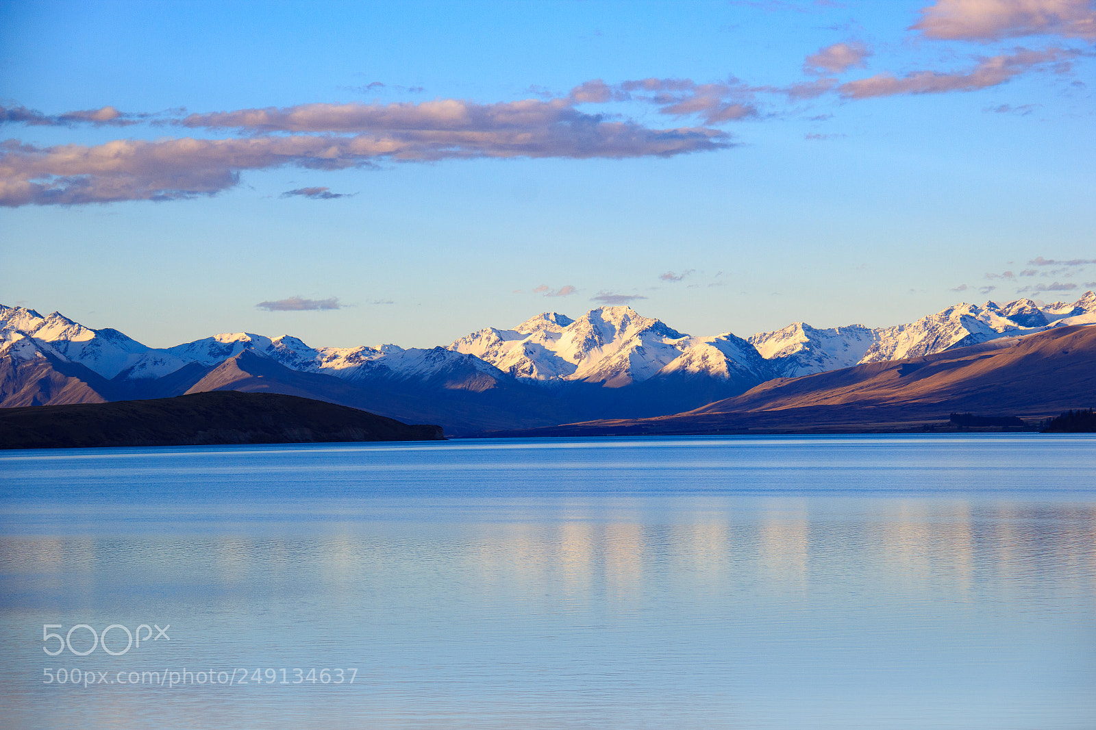 Canon EOS 60D sample photo. Blue hour lake tekapo photography