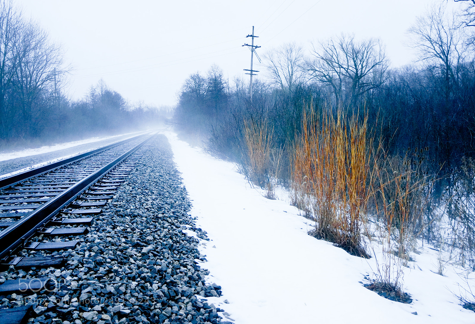 Sony Alpha NEX-5R sample photo. Prairie grass and railway photography