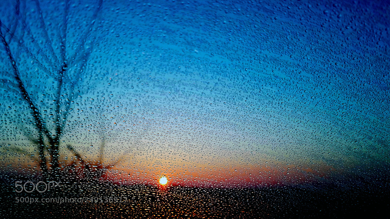 Samsung Galaxy S7 Edge sample photo. Rainy sunrise photography