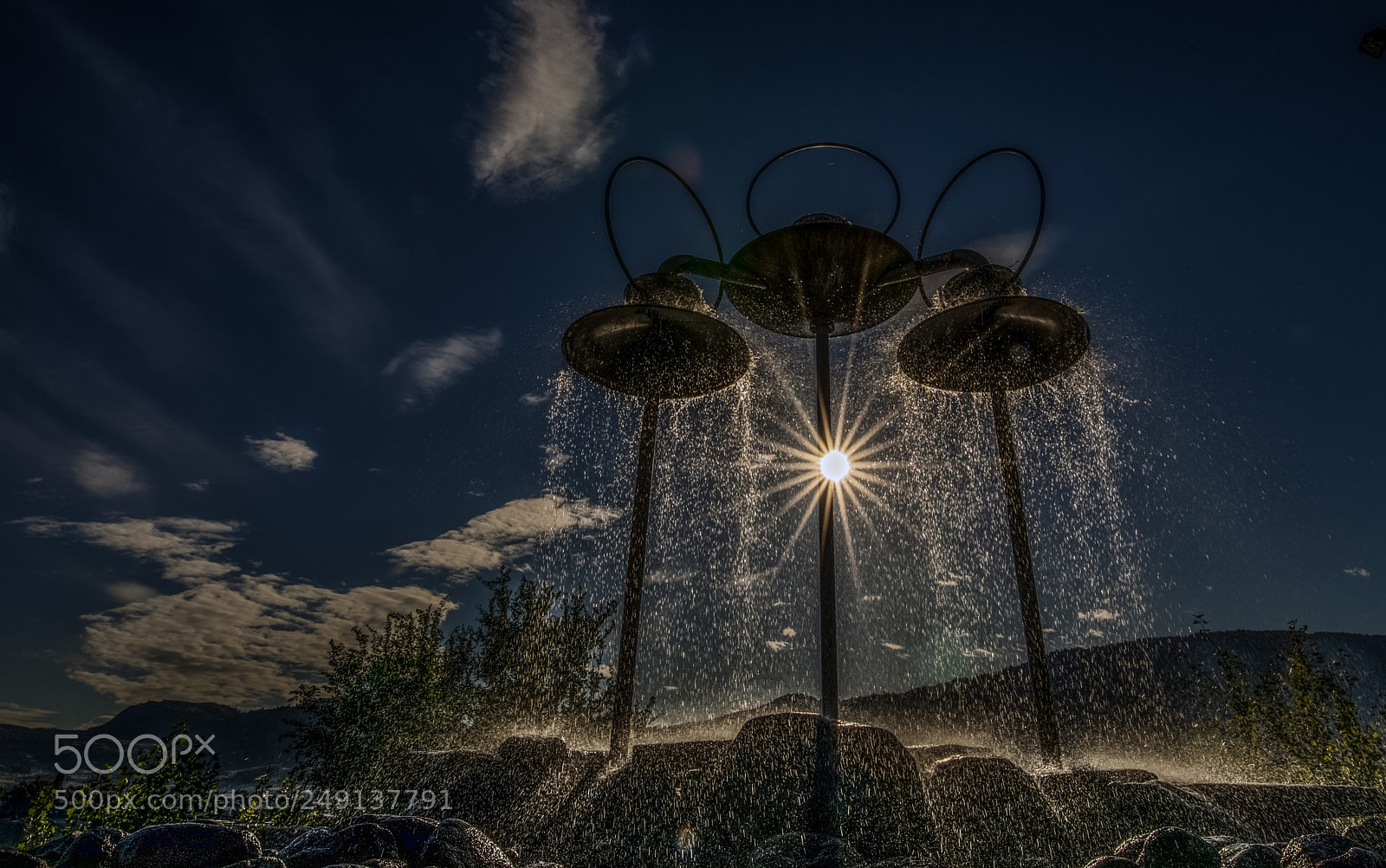 Canon EOS 5D Mark IV sample photo. Fountain osooyos bc canada photography
