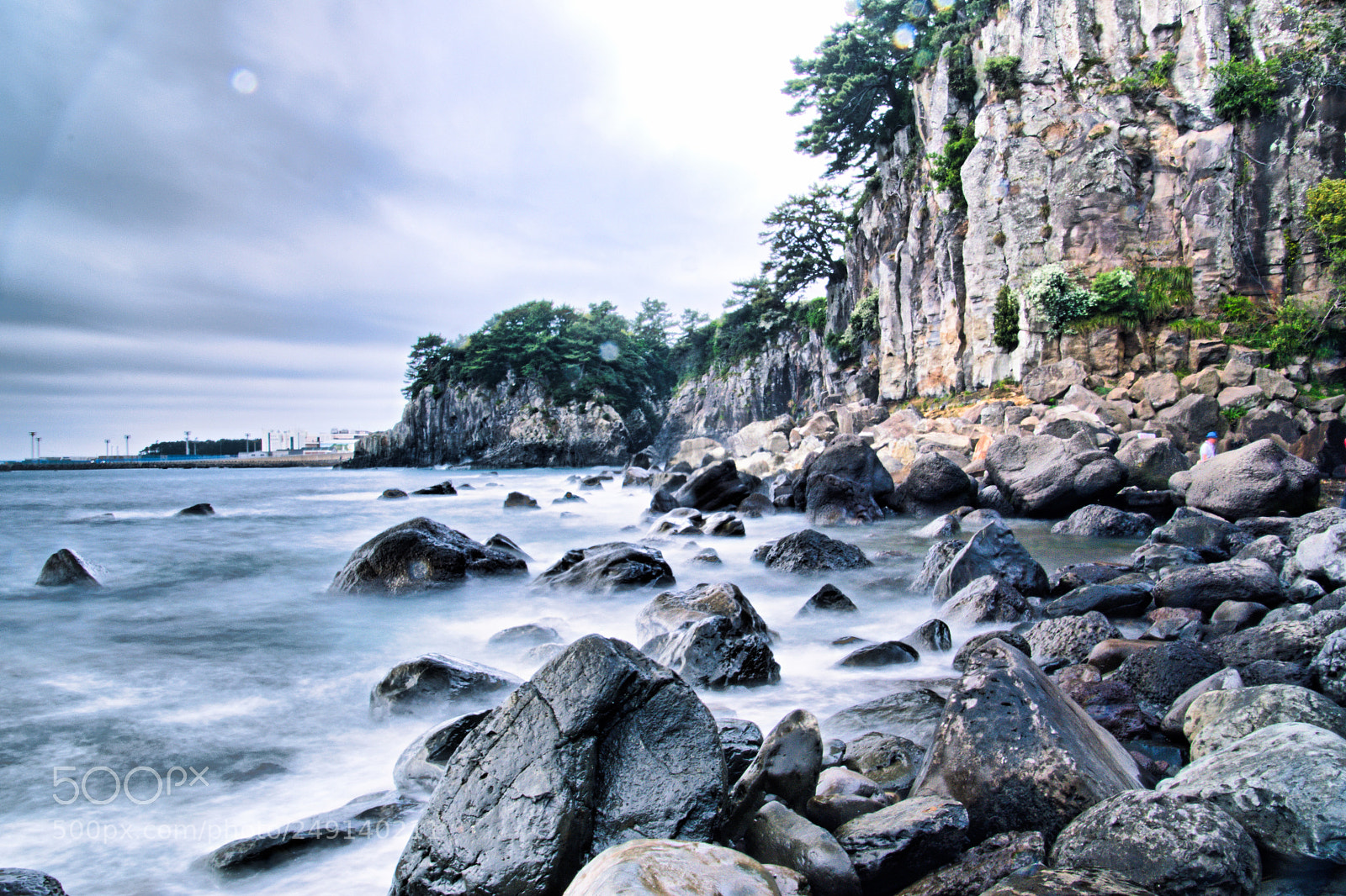 Nikon D5500 sample photo. Waves and cliffs photography