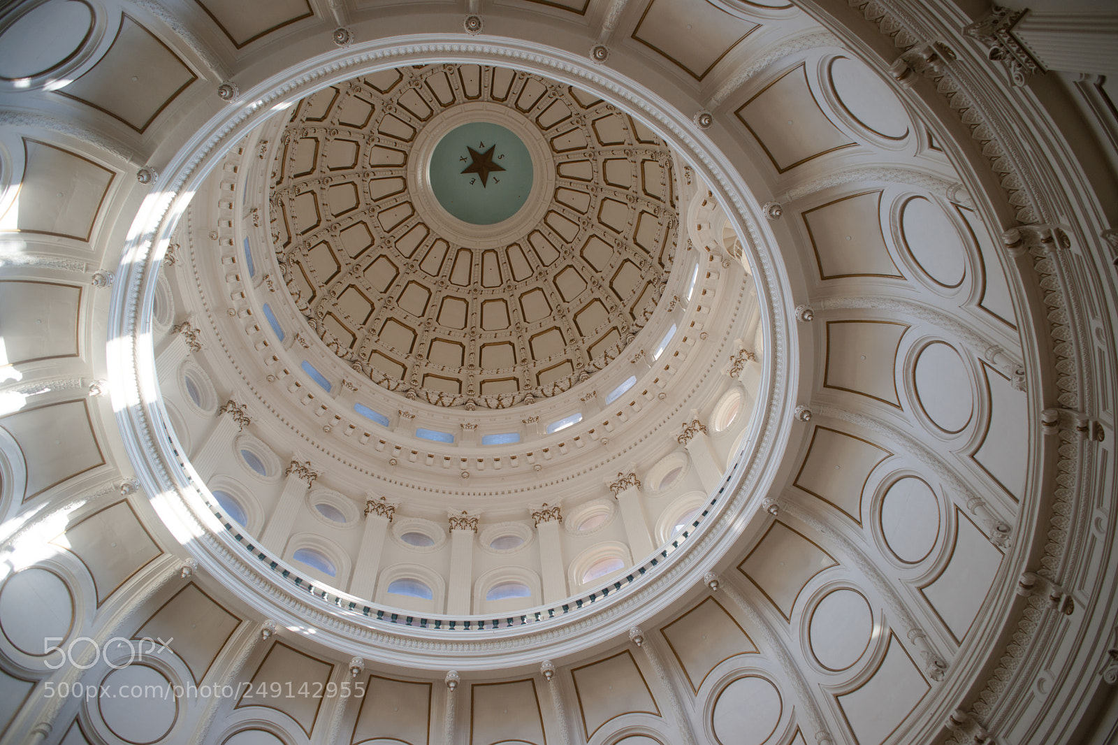 Sony Alpha DSLR-A900 sample photo. Ornate rotunda dome ceiling photography