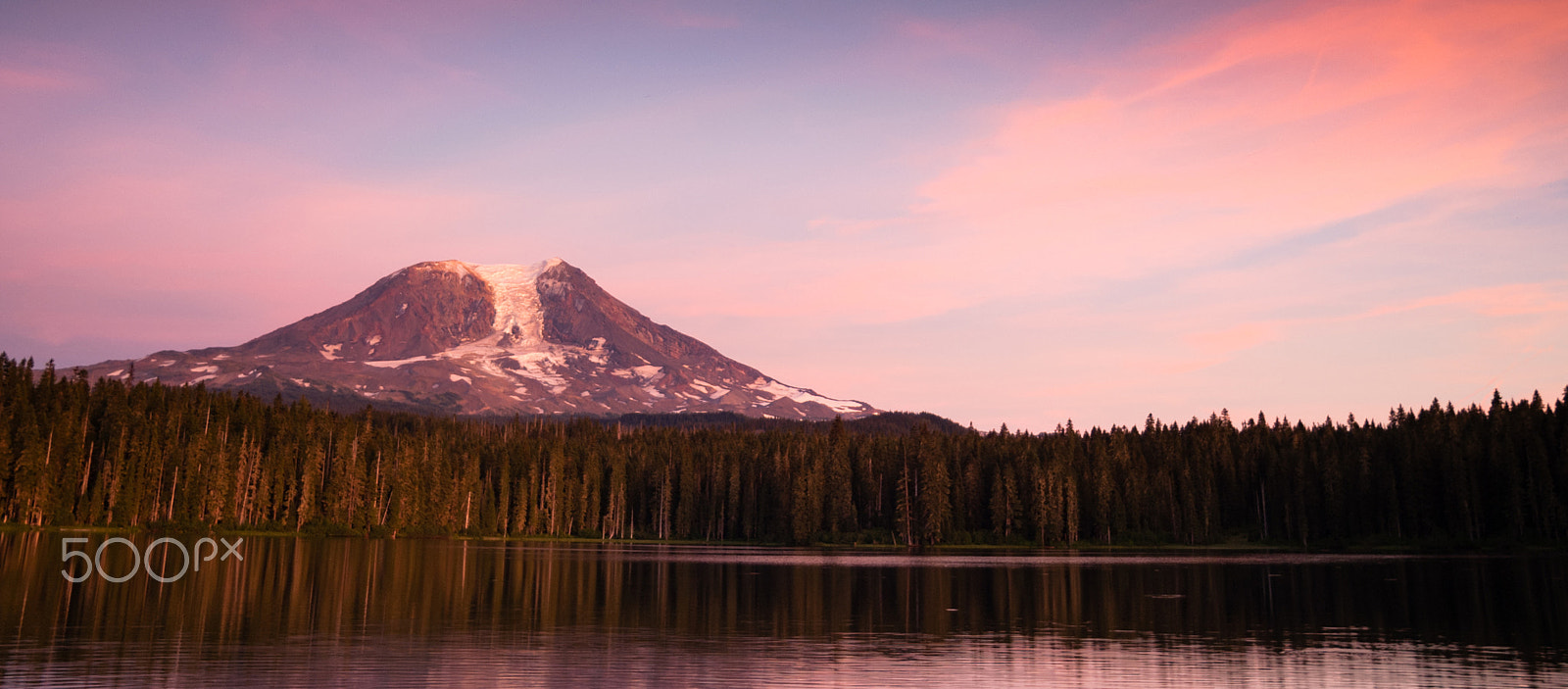 KONICA MINOLTA MAXXUM 7D sample photo. A calm summer day near base of mount adams takhlakh lake photography