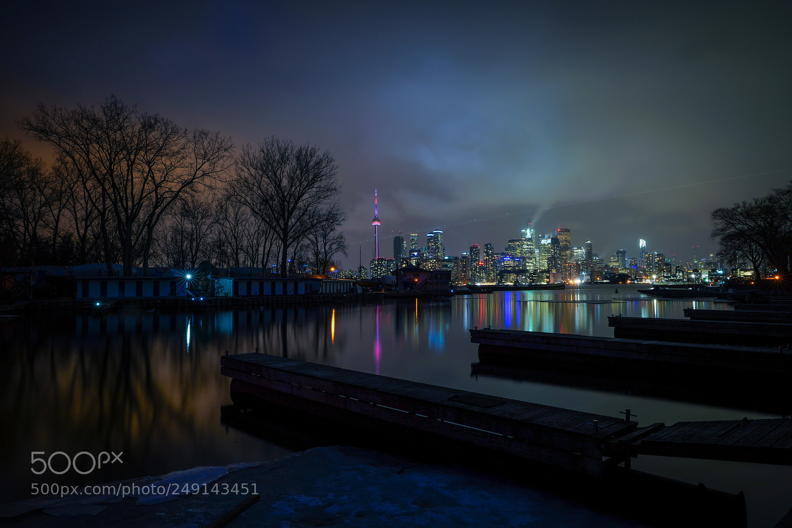 Sony a7R III sample photo. Toronto night photography