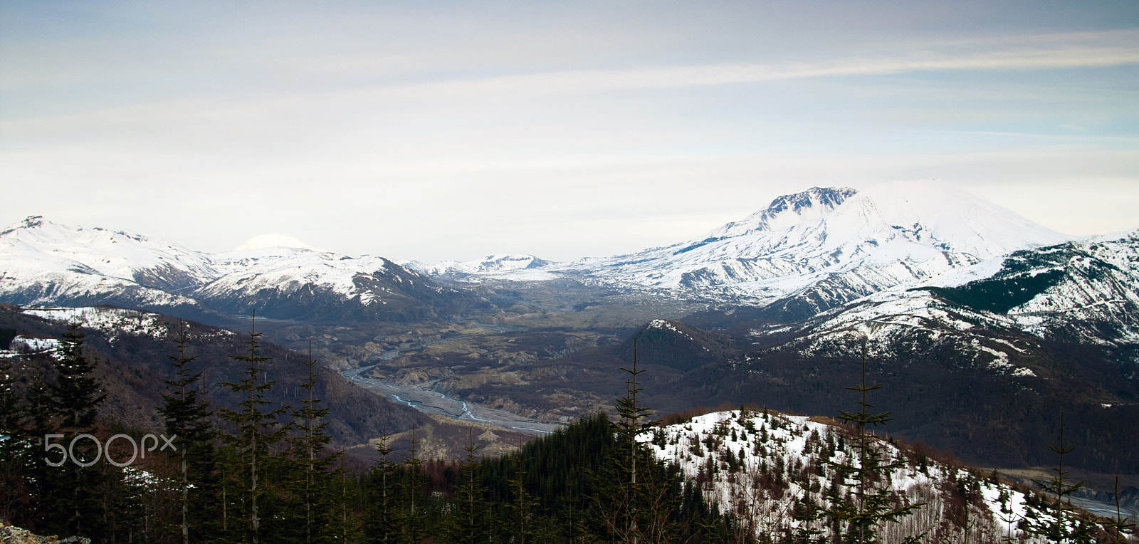 KONICA MINOLTA MAXXUM 7D sample photo. Mount st helens mount adams skamania county washington state photography