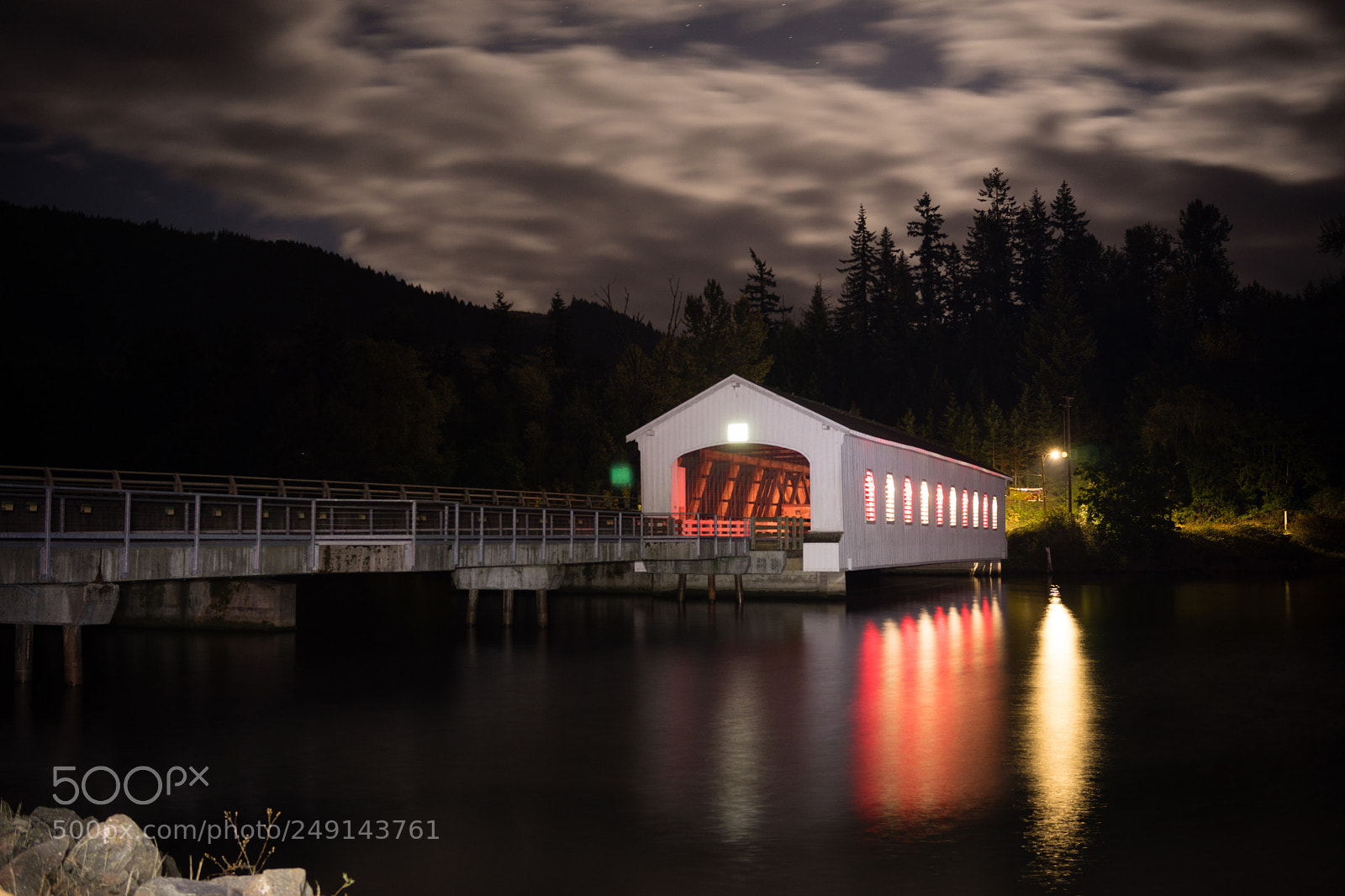 Sony a7 sample photo. Lowell covered bridge oregon photography