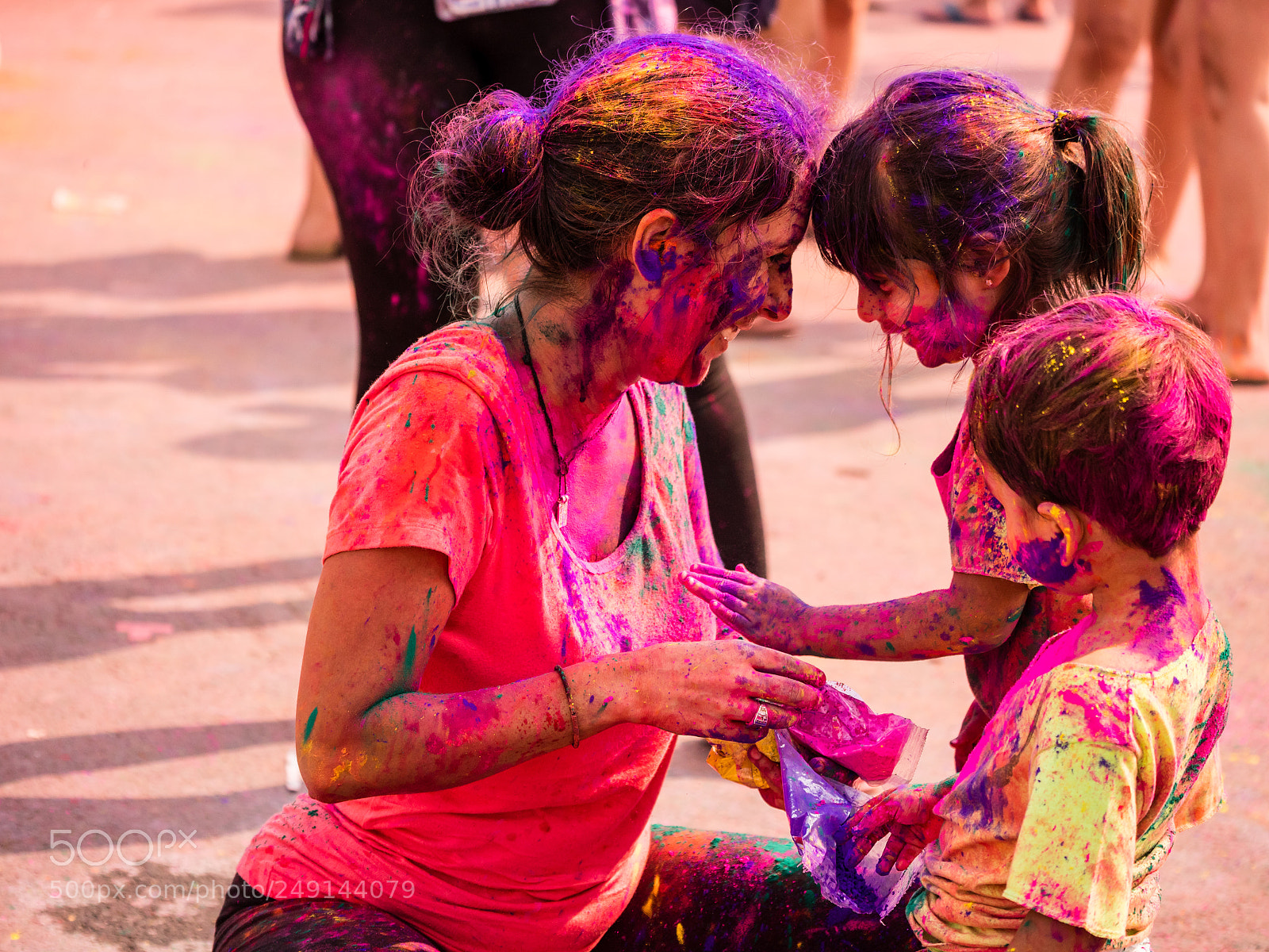 Panasonic Lumix DMC-GX8 sample photo. Holi color festival photography