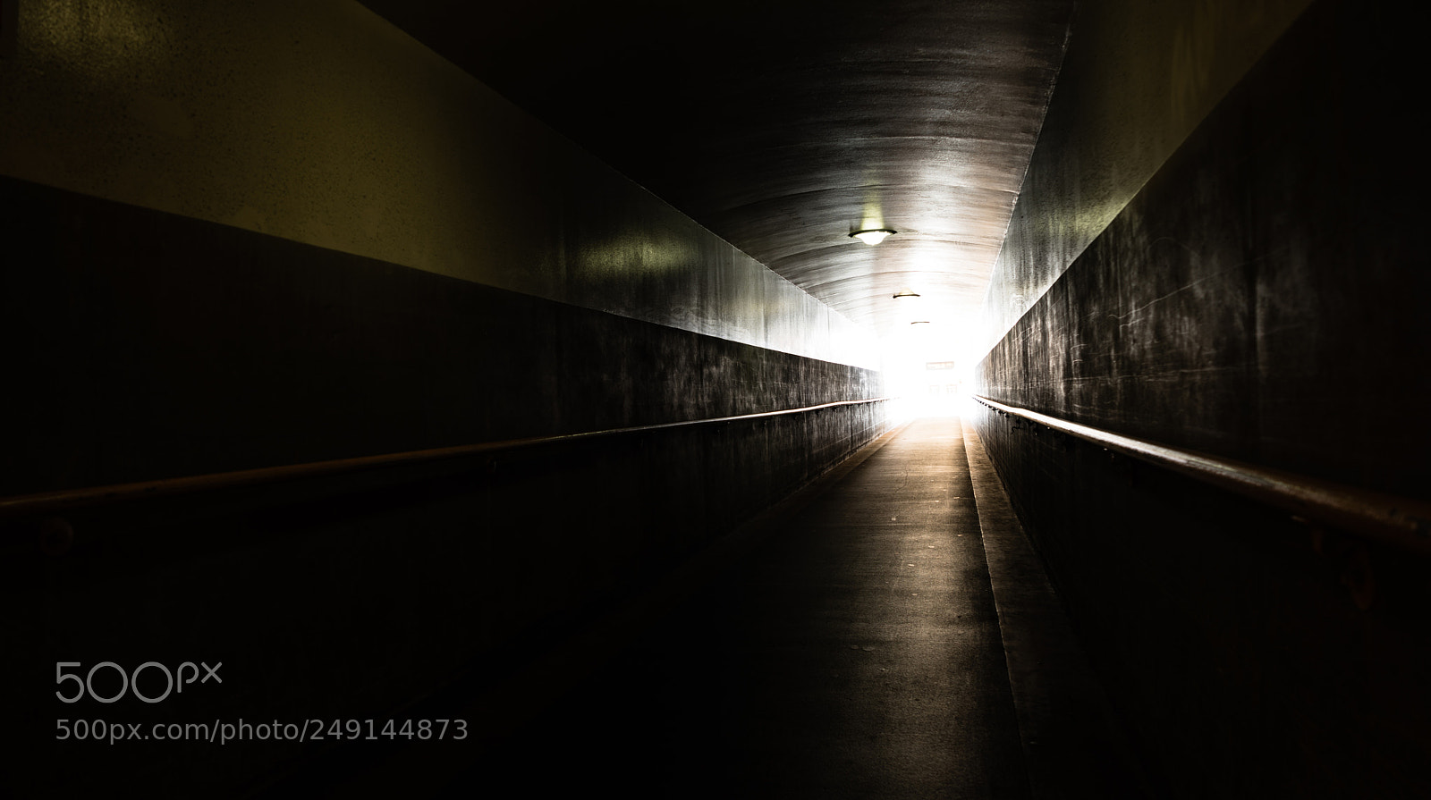 Sony a7 sample photo. Long hallway light at photography