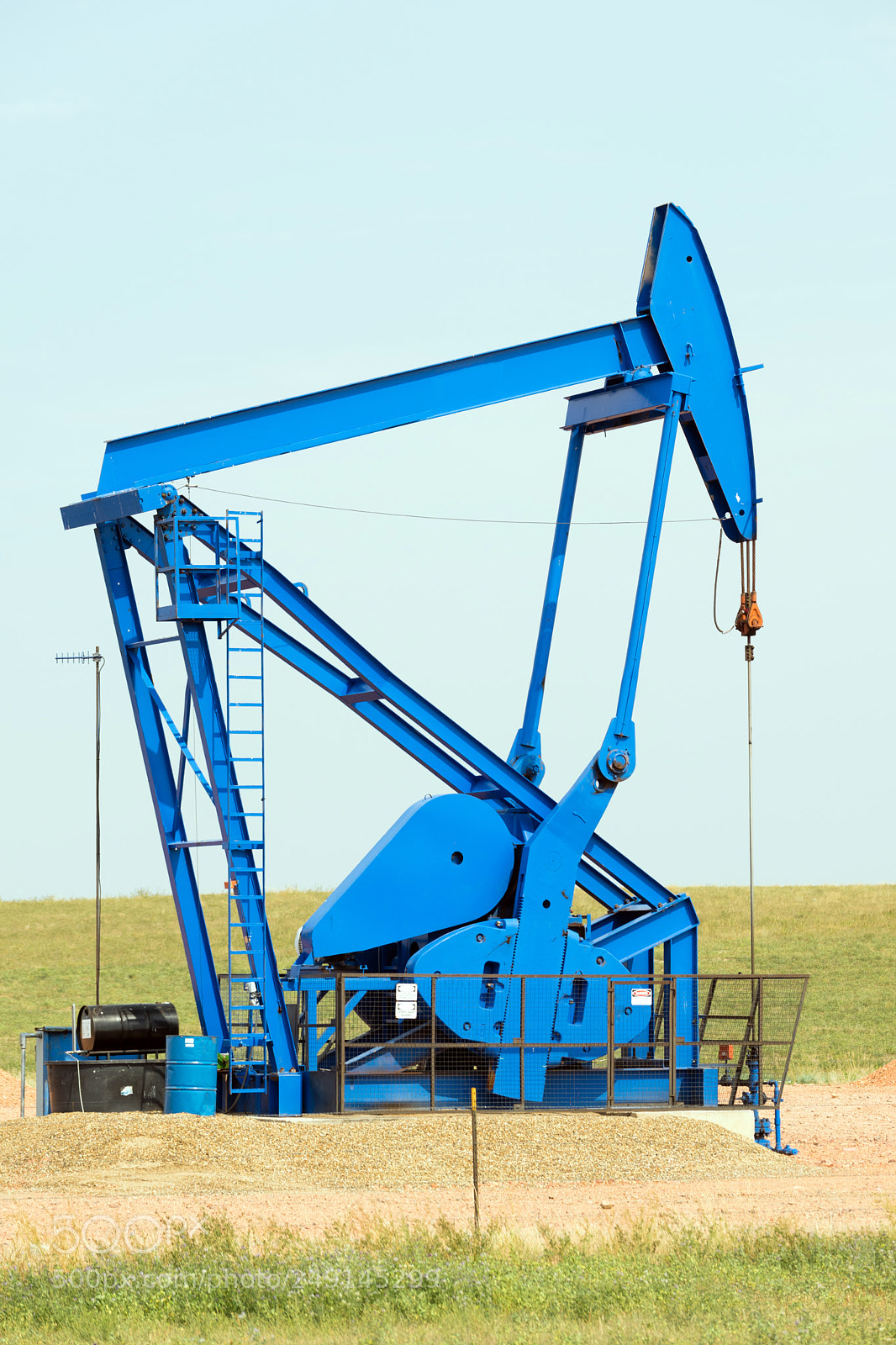 Sony a7 sample photo. Texas oil pump jack photography