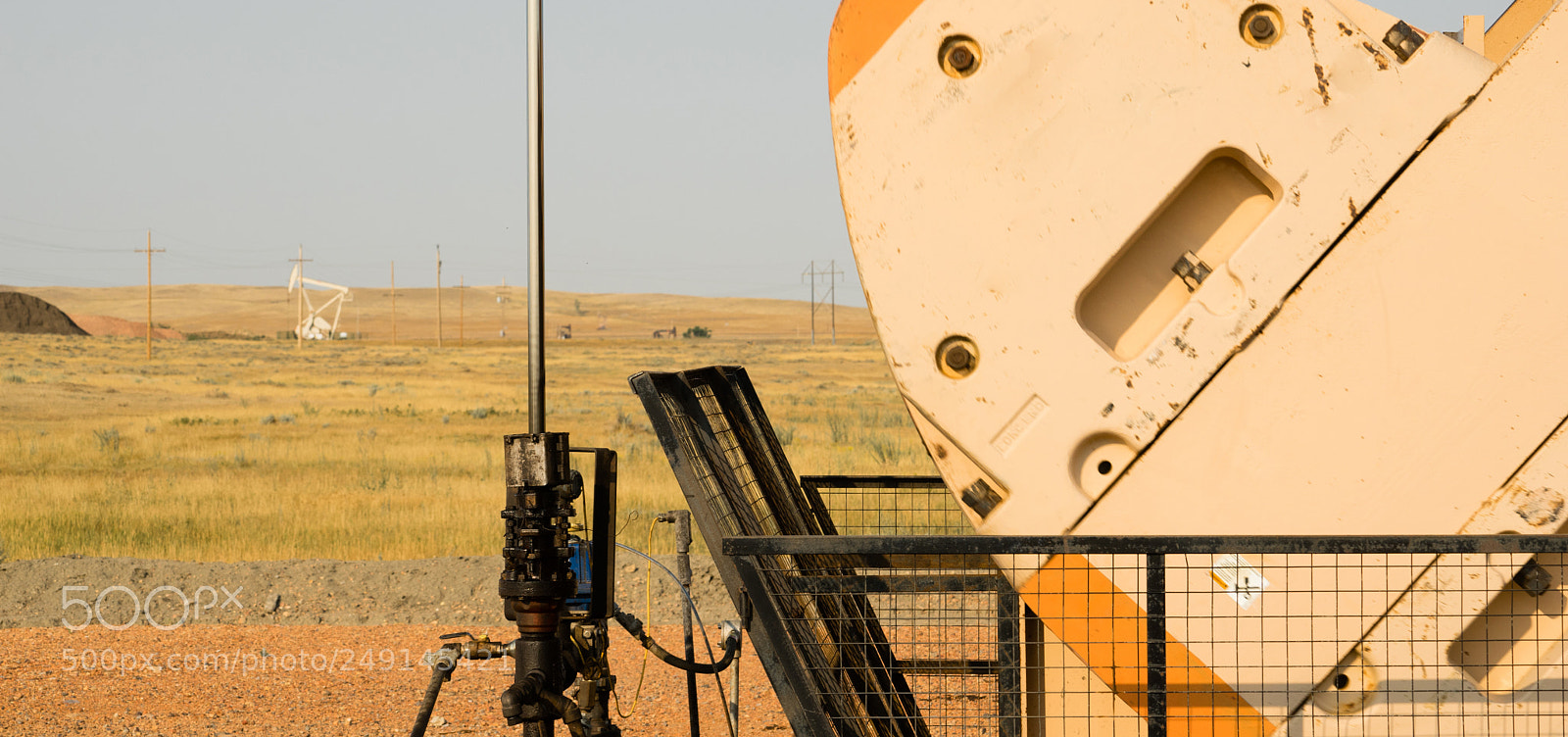 Sony a7 sample photo. Oil derrick pump jack photography