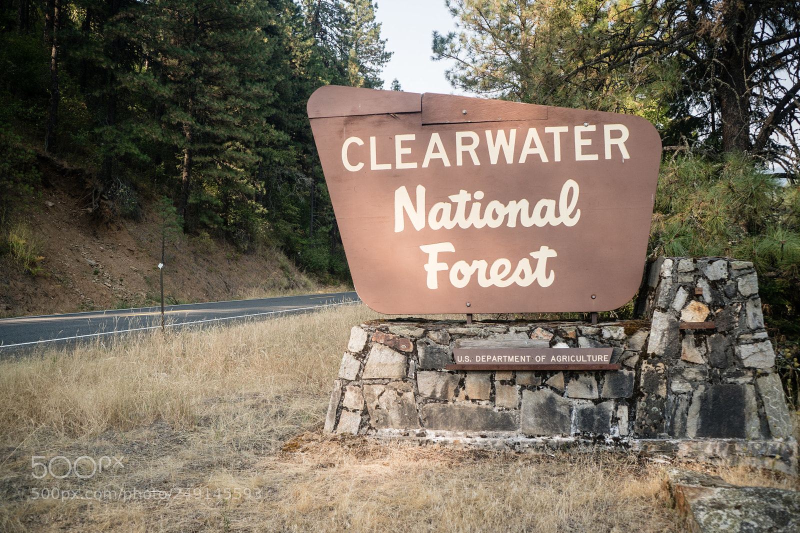 Sony a6300 sample photo. Clearwater national forest sign photography