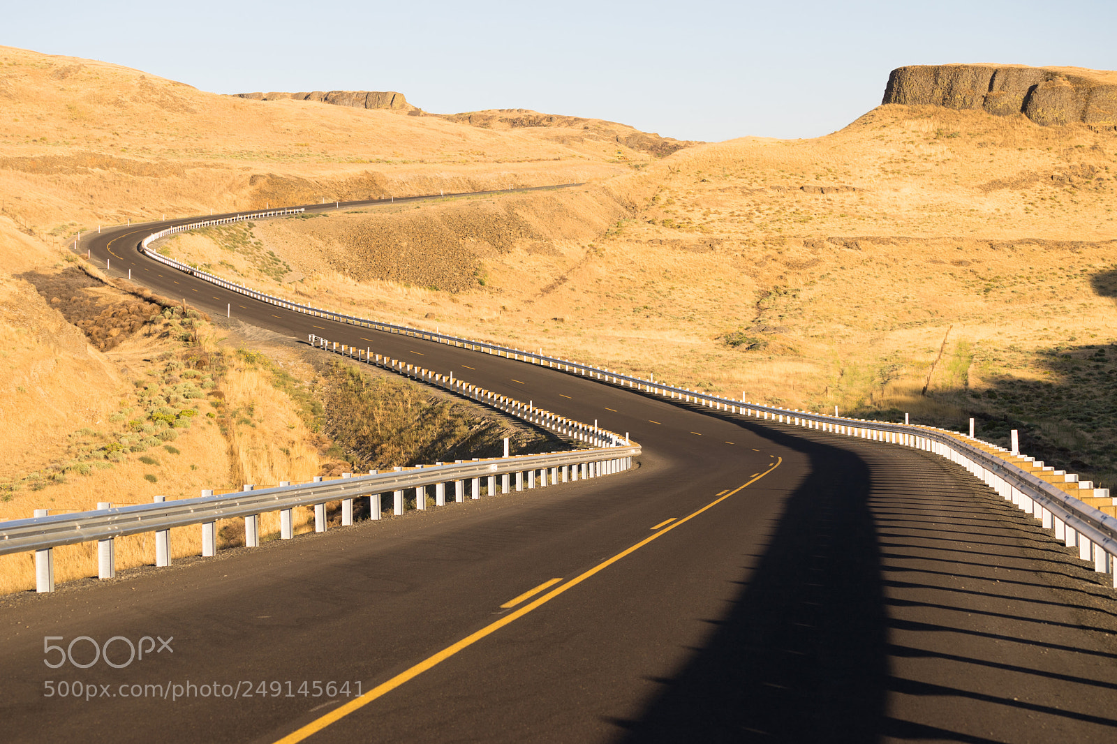 Sony a7 sample photo. Eastern washington desert highway photography