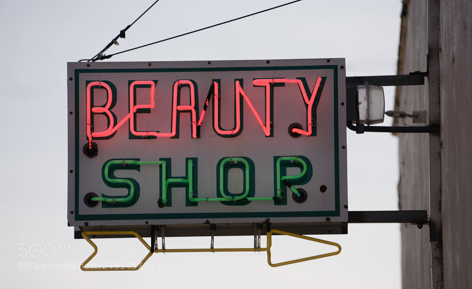 Sony a7 sample photo. Old small town neaon photography