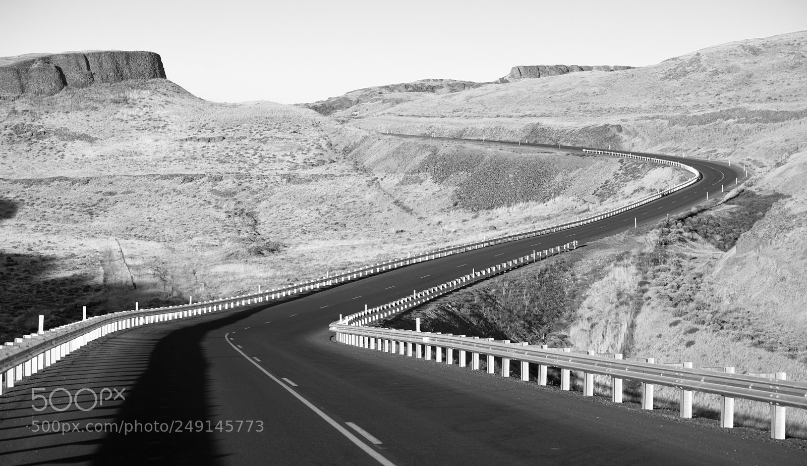 Sony a7 sample photo. Eastern washington desert highway photography