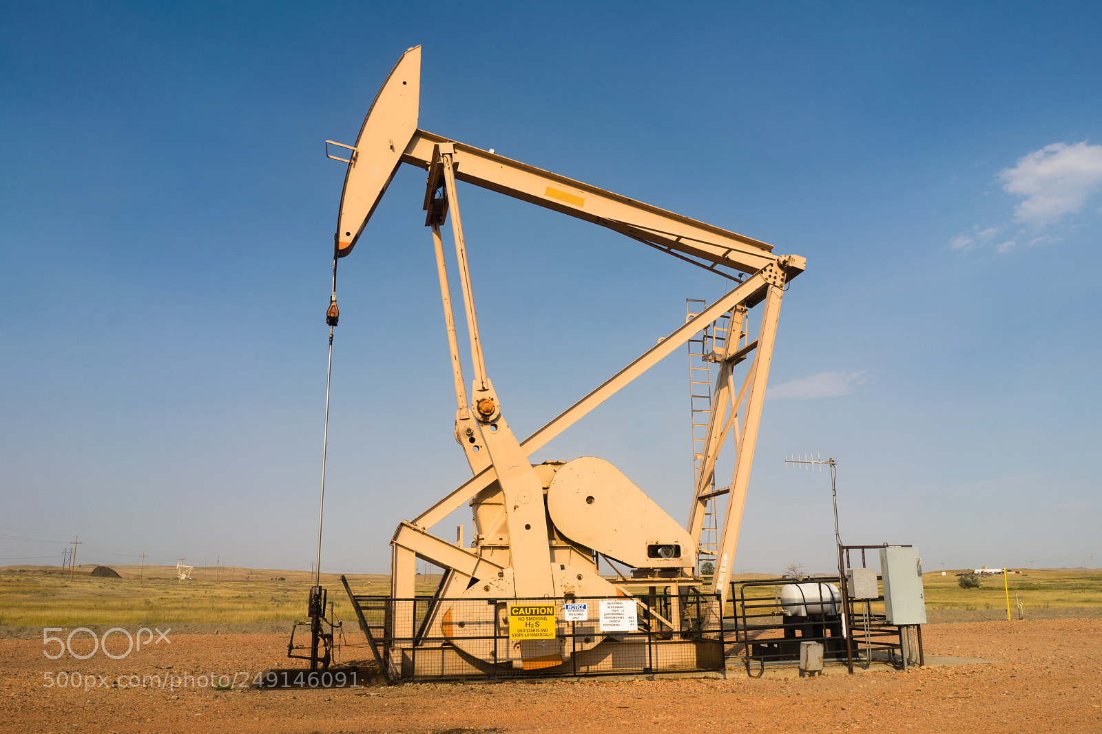 Sony a7 sample photo. Oil derrick pump jack photography