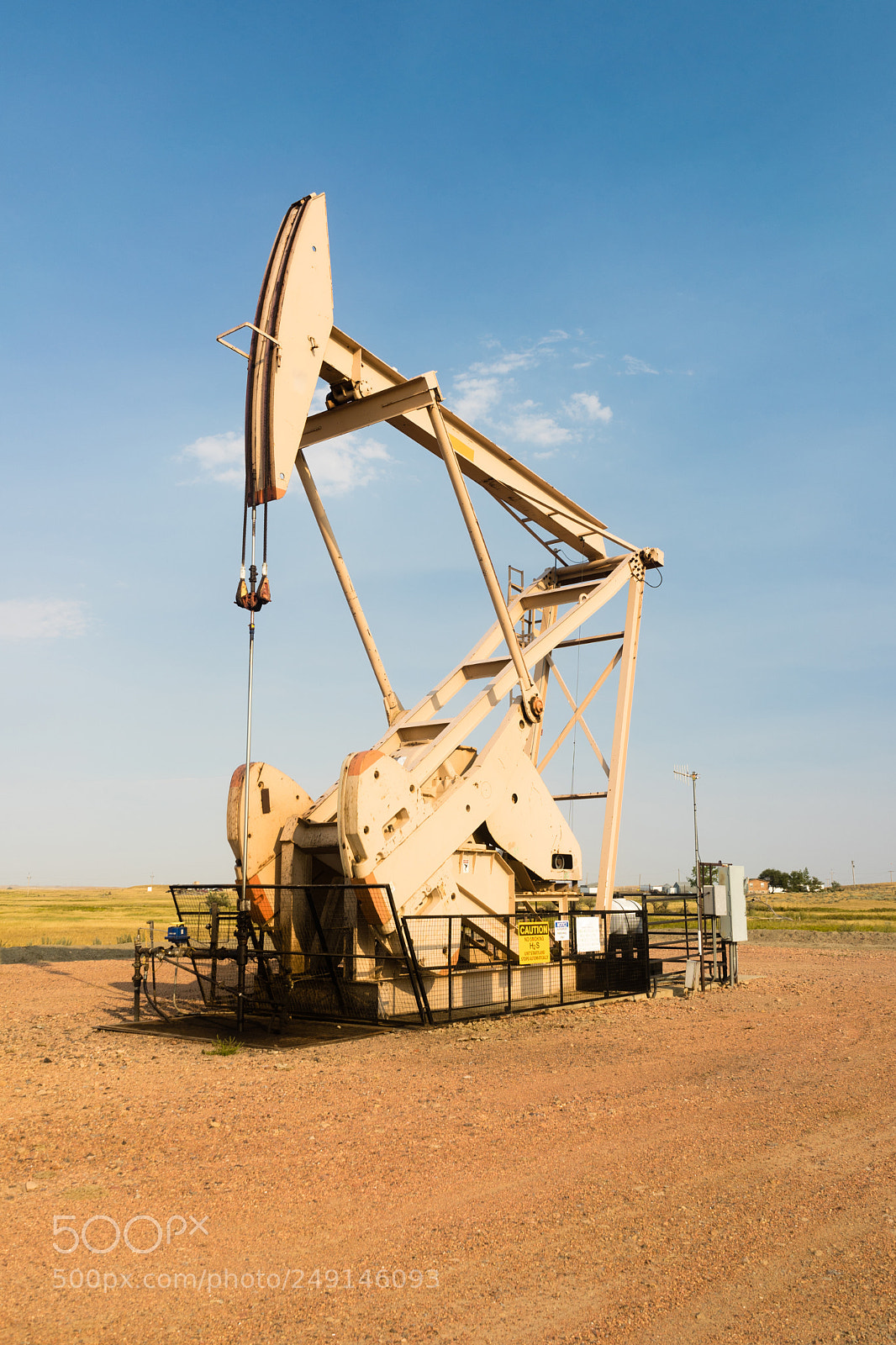 Sony a7 sample photo. Oil derrick pump jack photography
