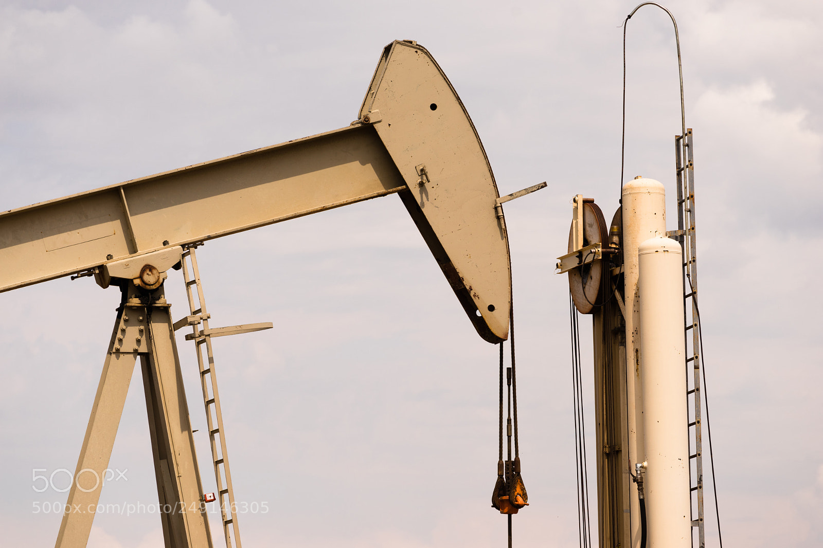 Sony a7 sample photo. Oil derrick pump jack photography