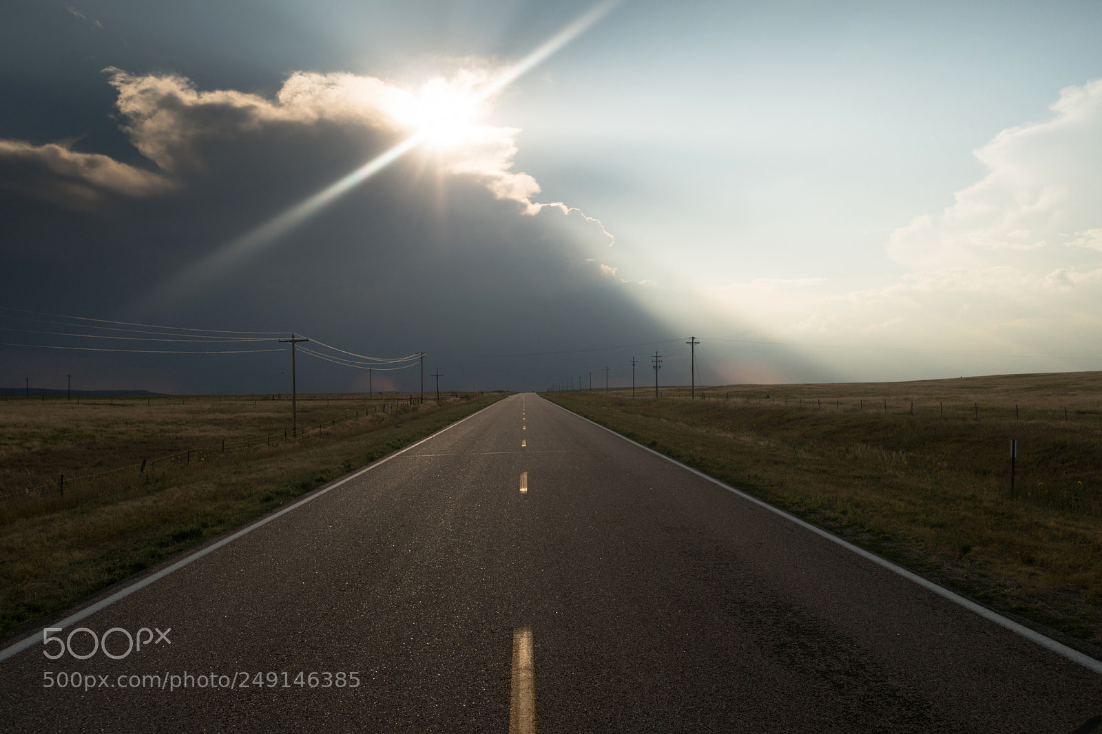 Sony a6300 sample photo. Supercell storm blocks out photography