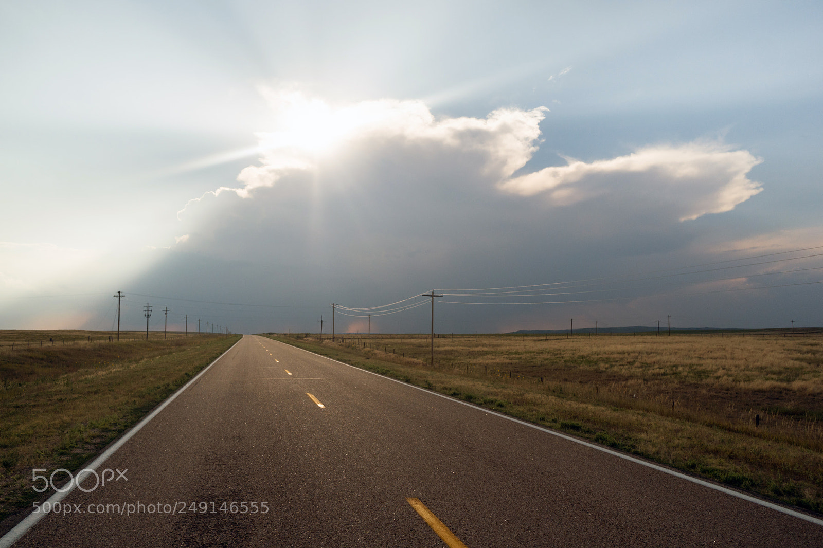 Sony a6300 sample photo. Supercell storm blocks out photography