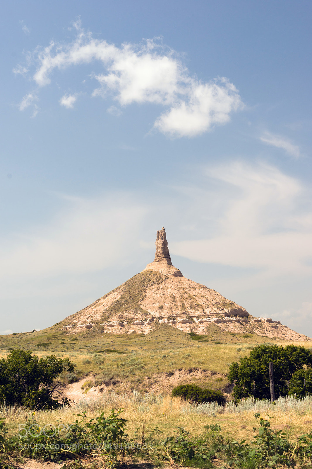 Sony a7 sample photo. Chimney rock morrill county photography