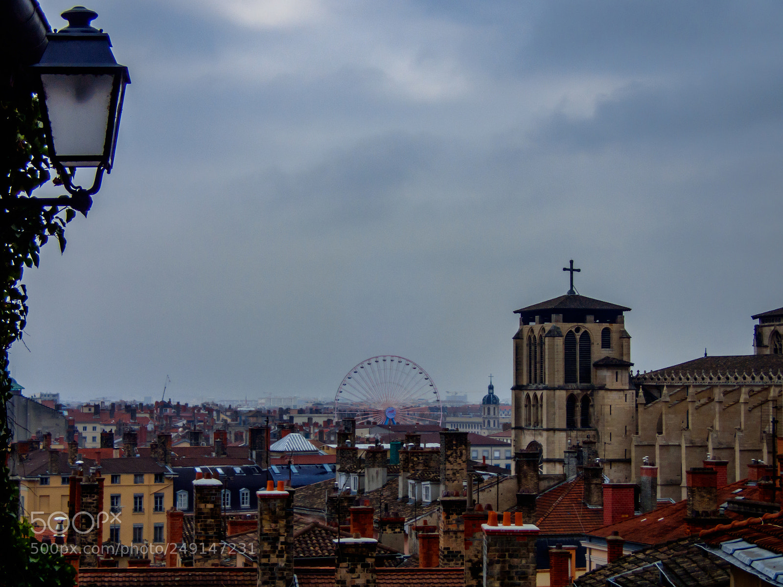 Olympus TG-4 sample photo. Old lyon with cathedral photography