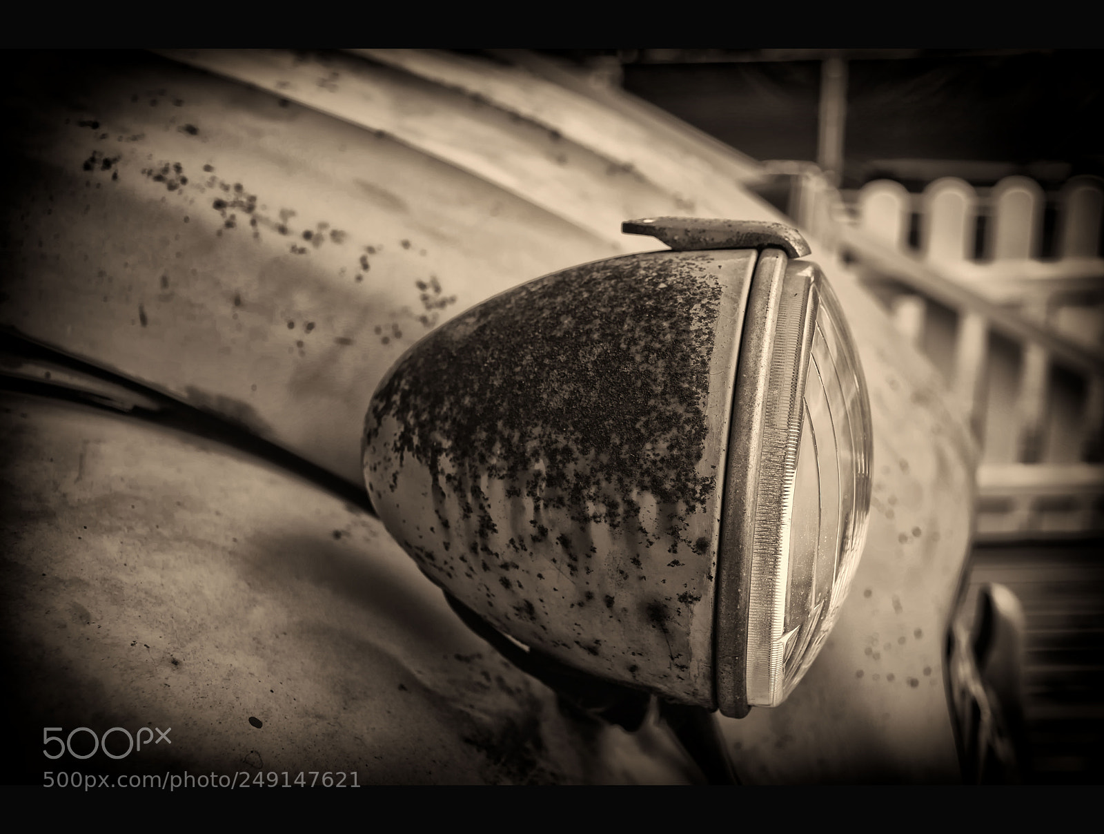 Nikon D7200 sample photo. Headlight citroen photography