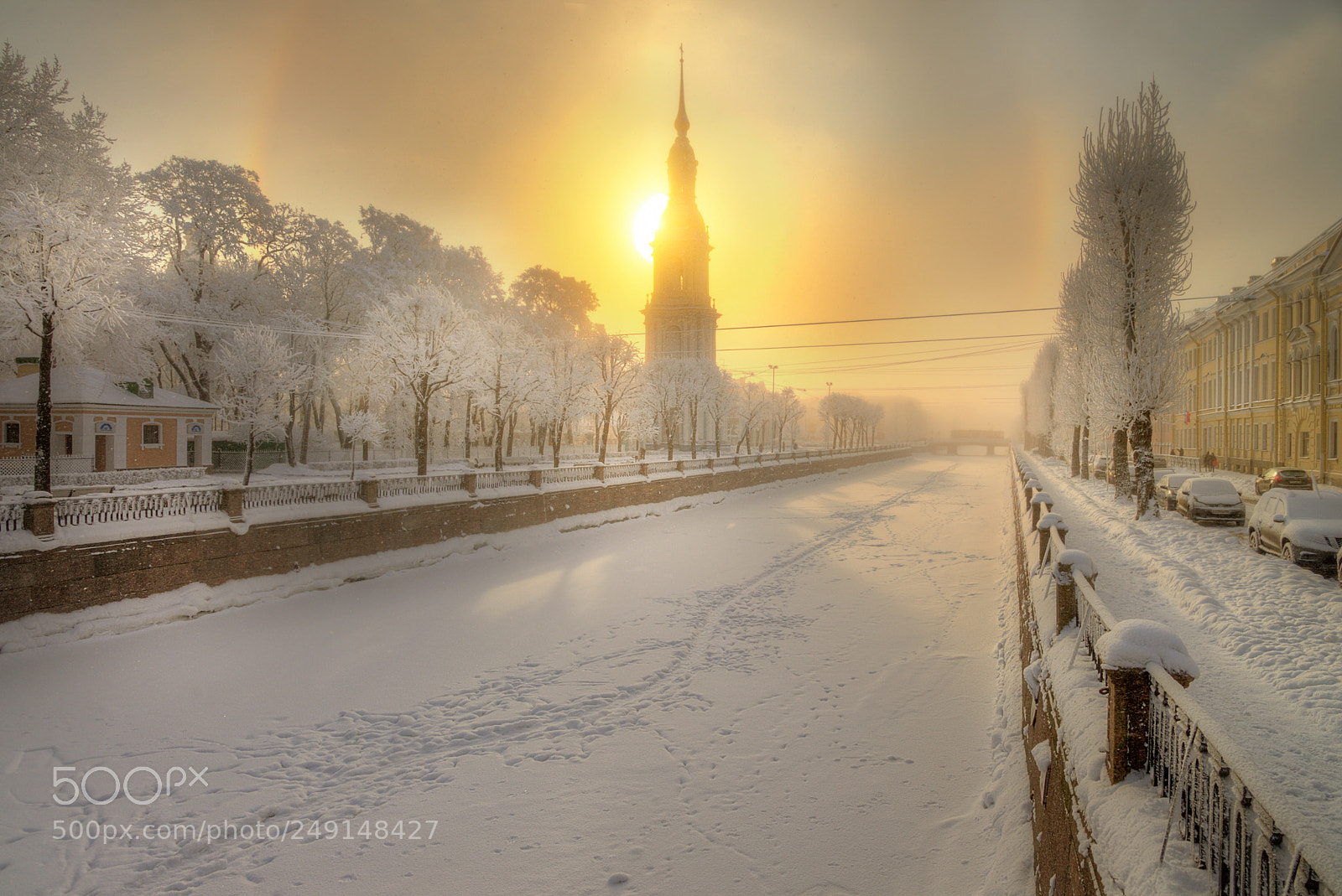Nikon D610 sample photo. гало над Санкт-Петербургом... photography