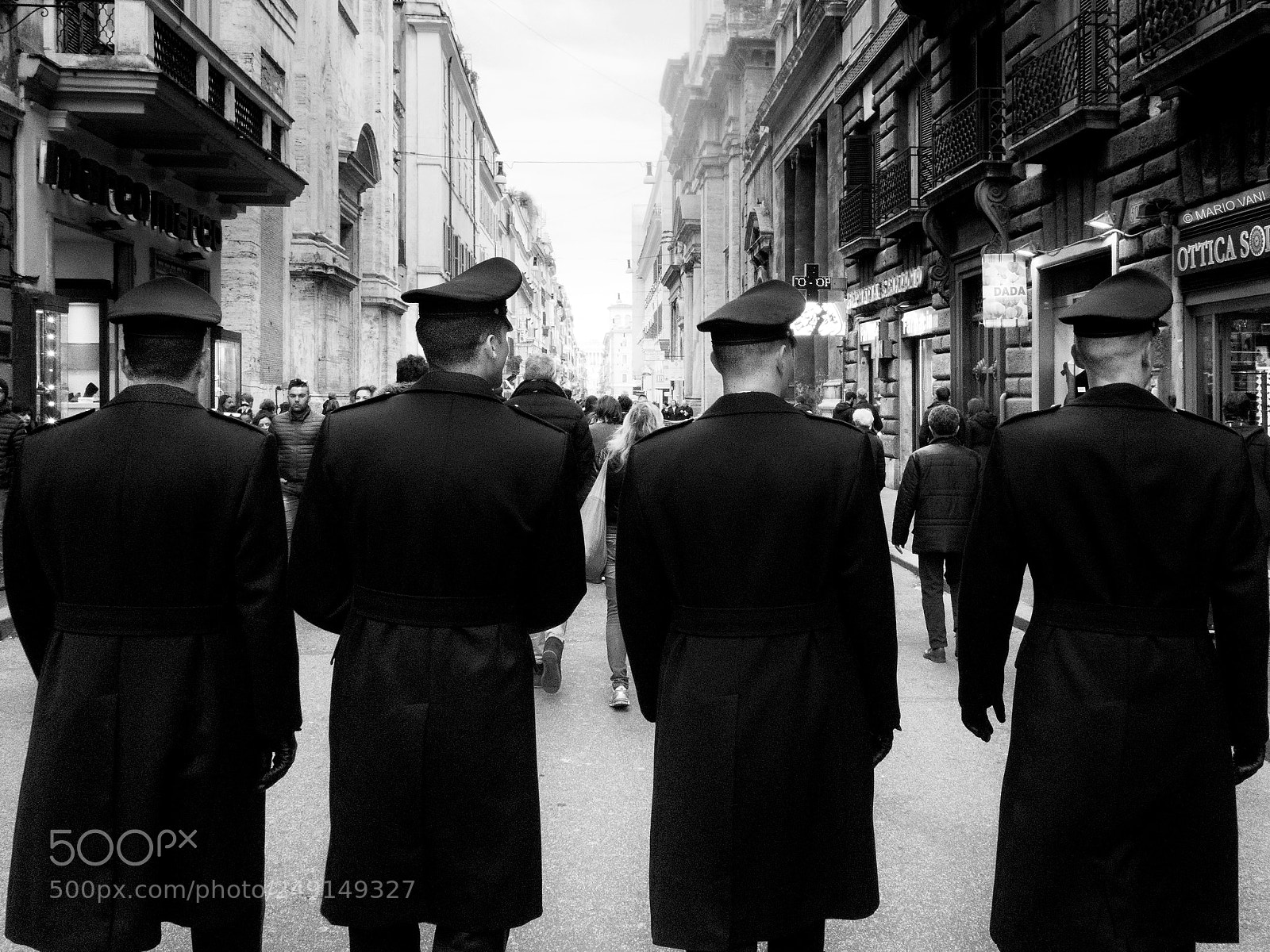 Olympus PEN-F sample photo. Men in black photography