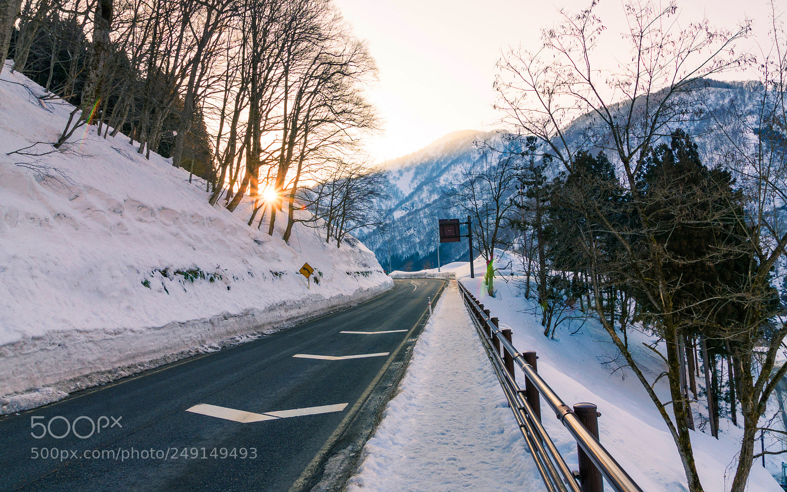 Sony a6300 sample photo. Winter road trip : japan . photography