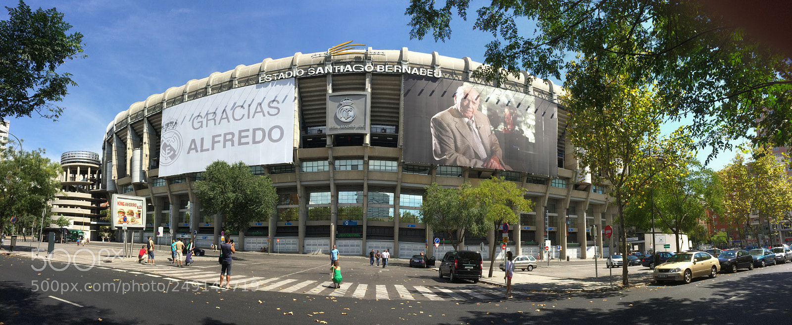 Apple iPhone 5s sample photo. Santiago bernabeu photography