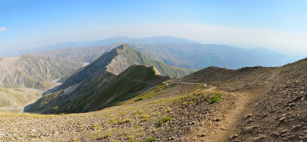 View of the Greater Caucasus mountains from Mountain Babadag tra by Alizada Studios on 500px.com