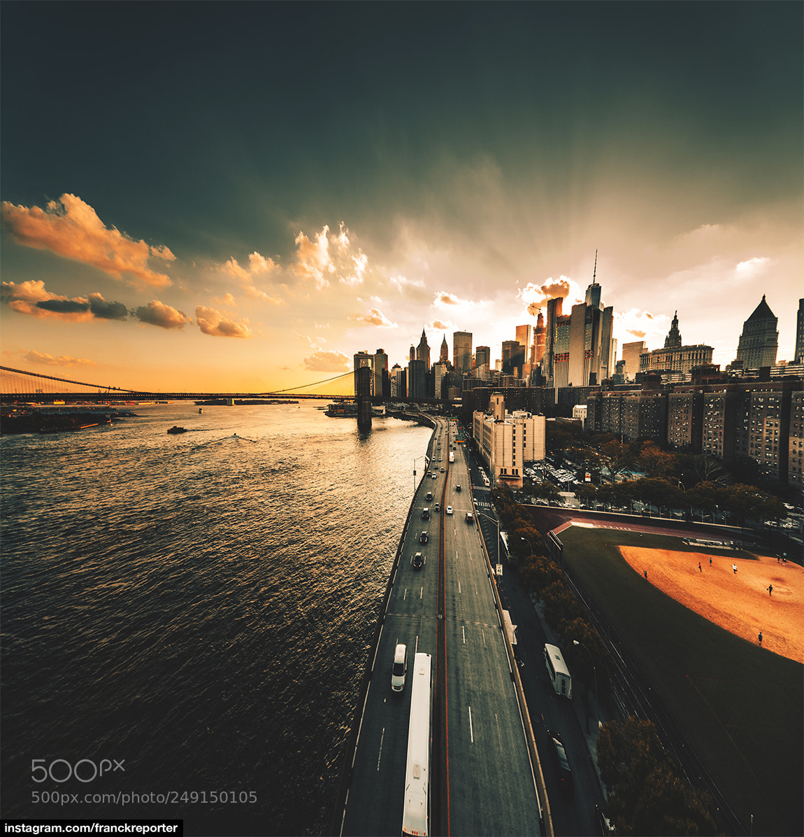 Sony a6300 sample photo. Nyc skyline at dusk photography